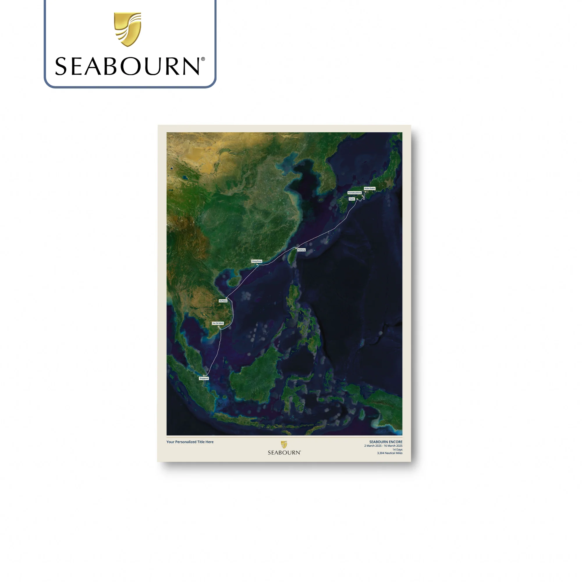 Seabourn Cruise Map - Satellite - Image 14