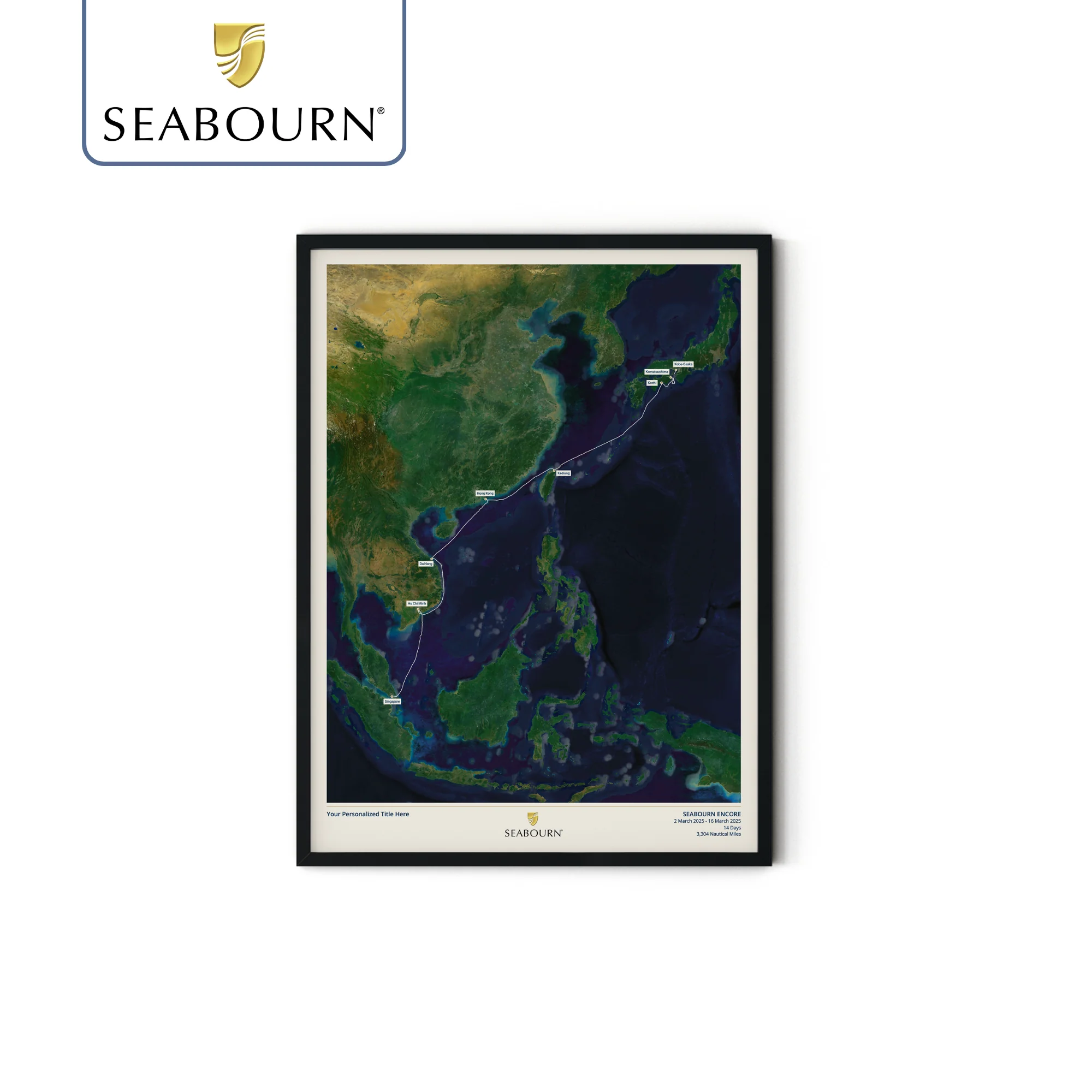 Seabourn Cruise Map - Satellite - Image 17