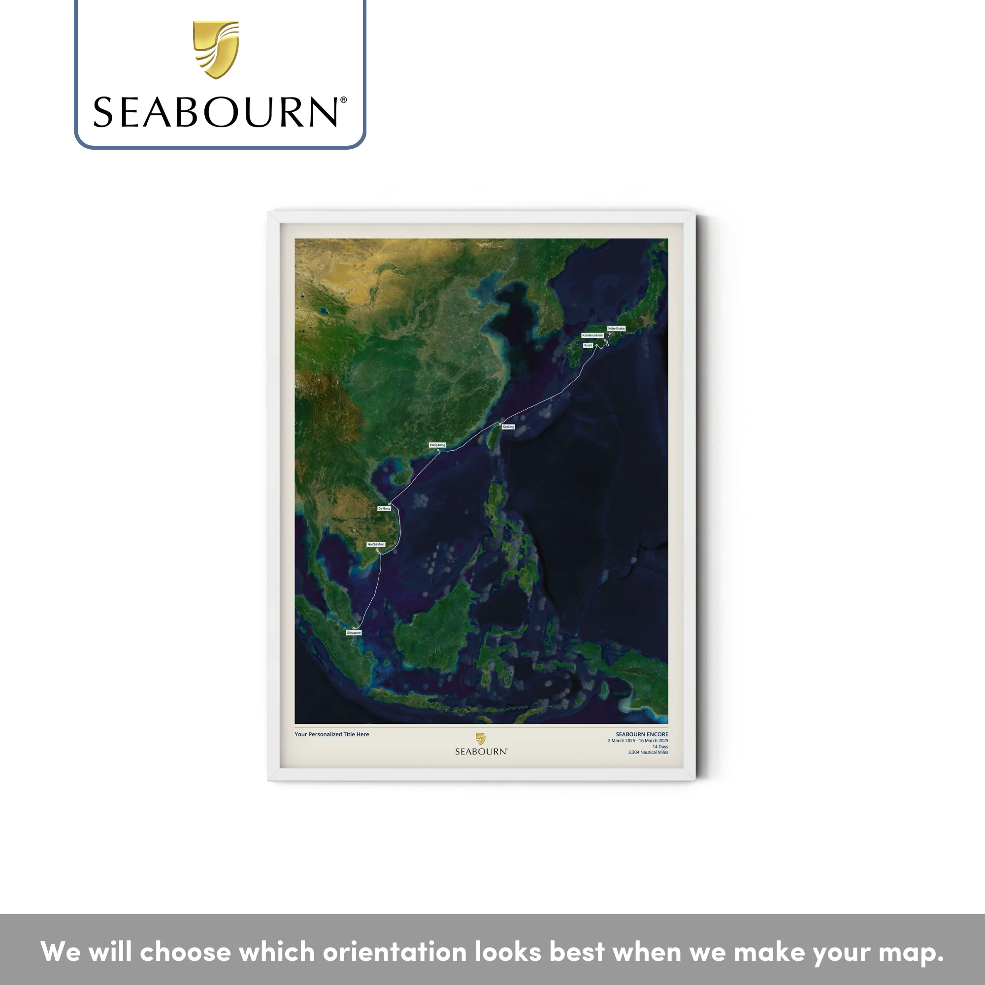 Seabourn Cruise Map - Satellite - Image 24