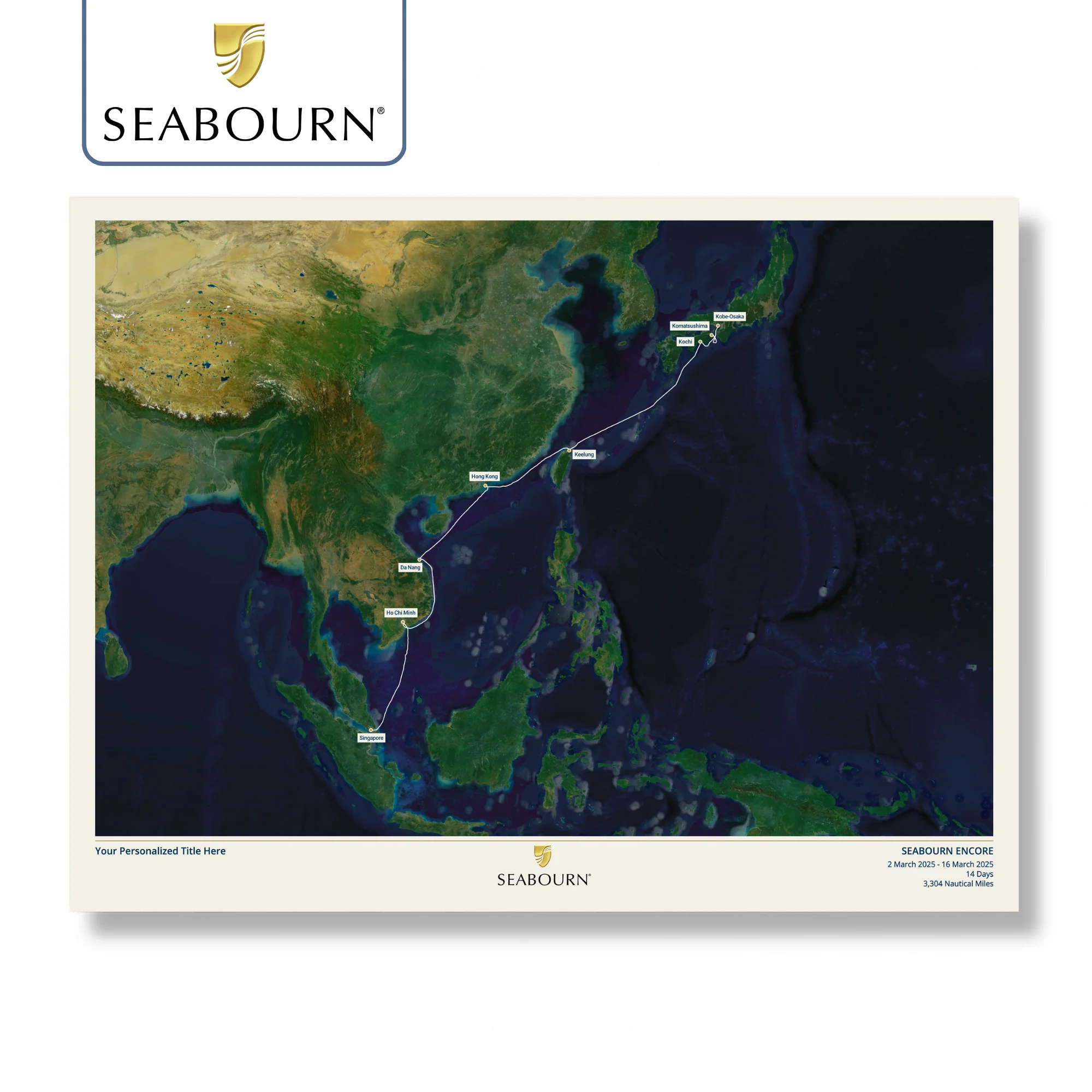 Seabourn Cruise Map - Satellite - Image 25