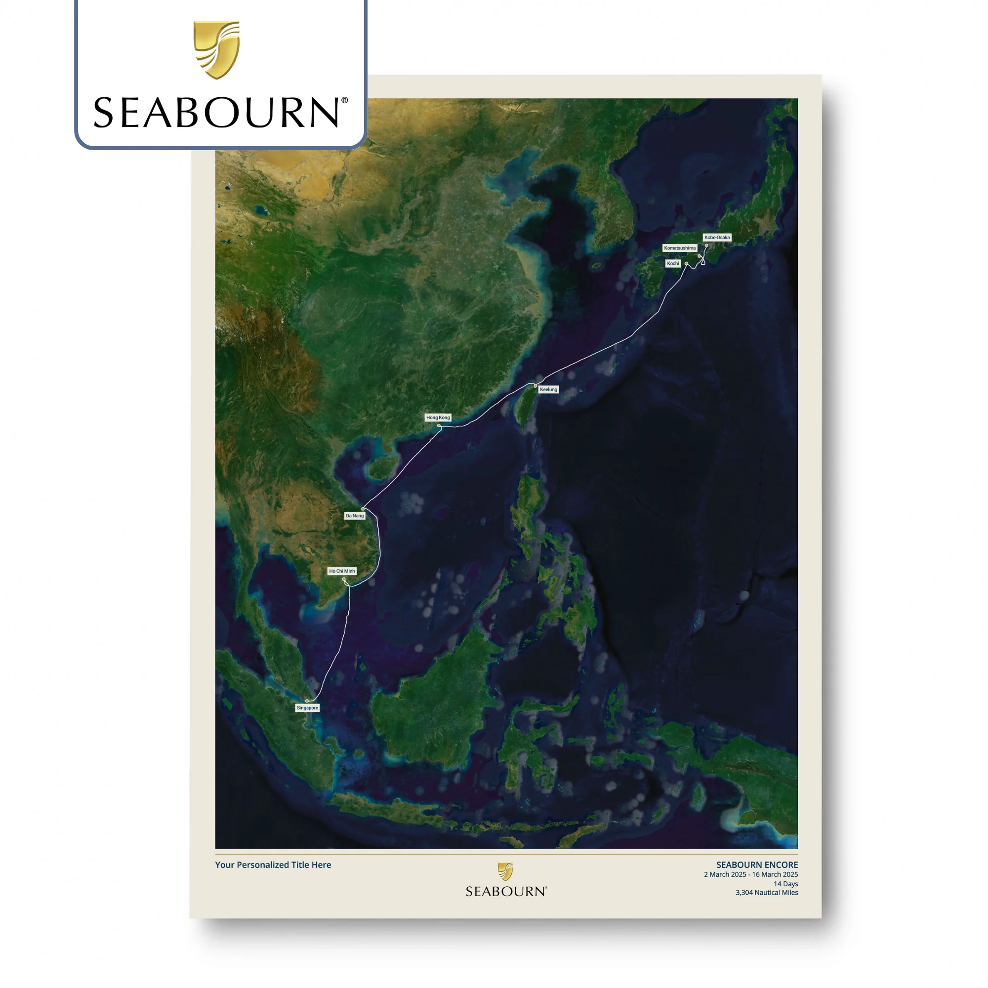 Seabourn Cruise Map - Satellite - Image 26