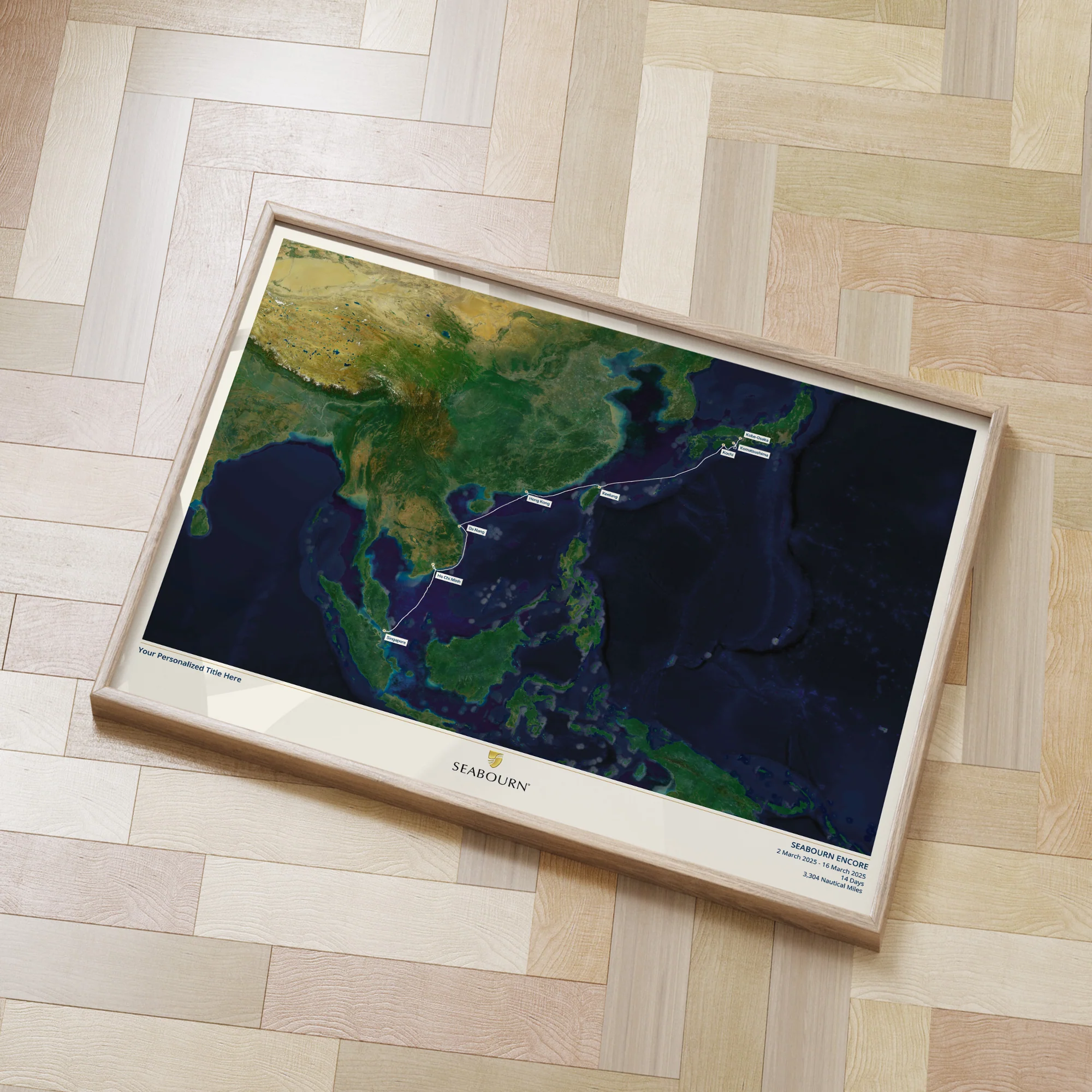 Seabourn Cruise Map - Satellite - Image 3