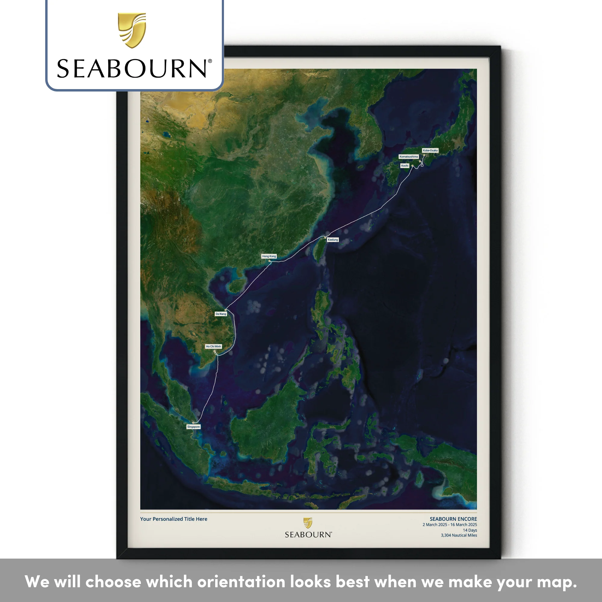 Seabourn Cruise Map - Satellite - Image 30