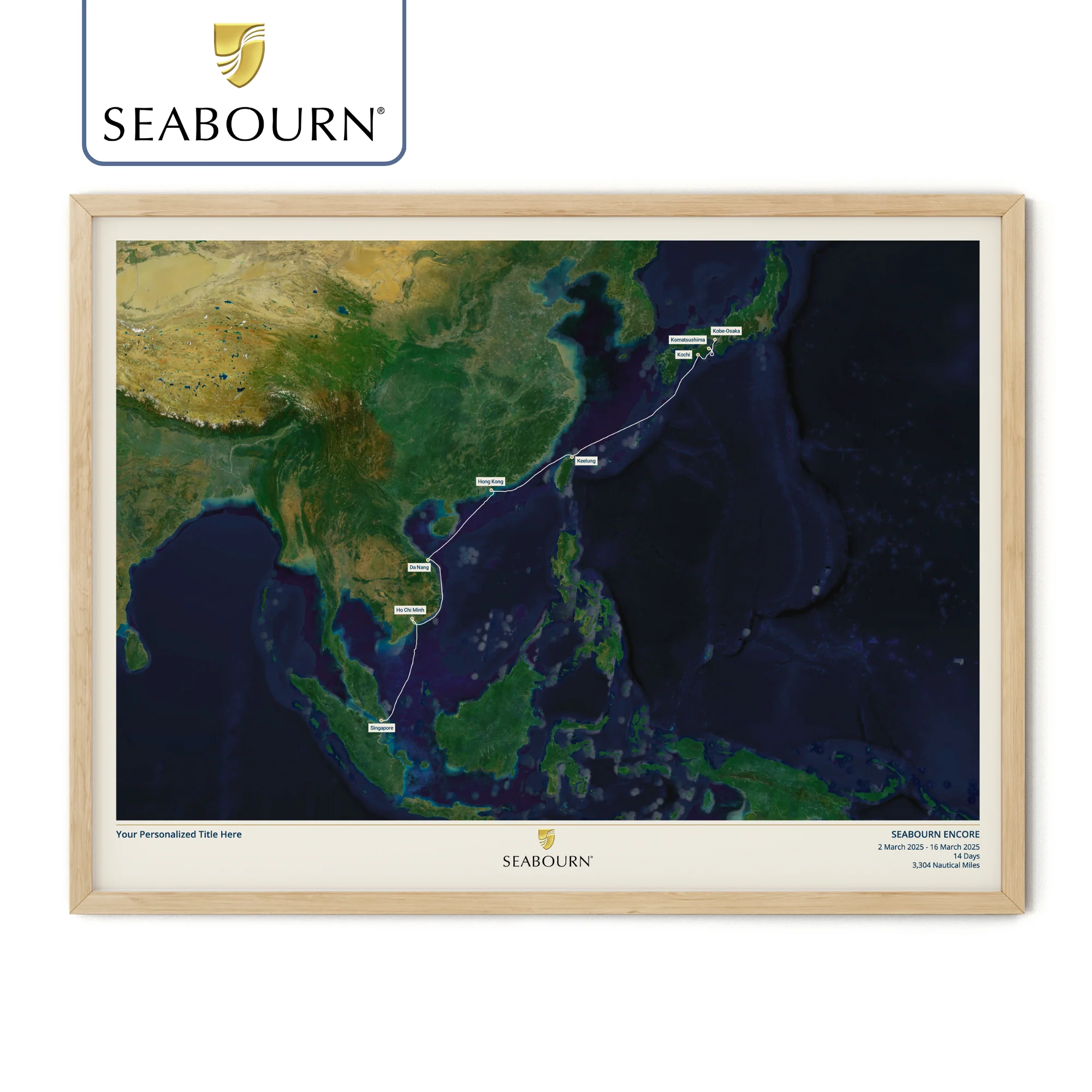 Seabourn Cruise Map - Satellite - Image 31