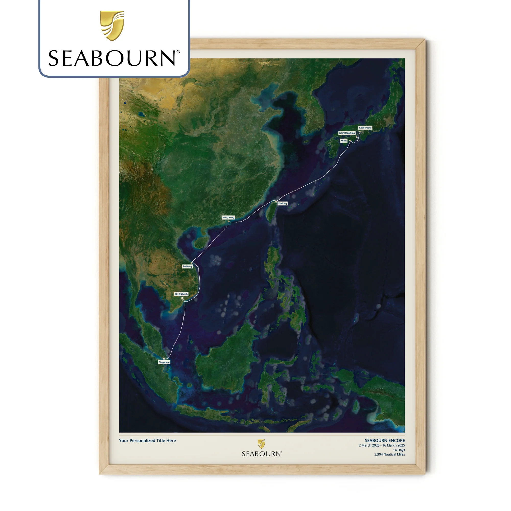 Seabourn Cruise Map - Satellite - Image 32