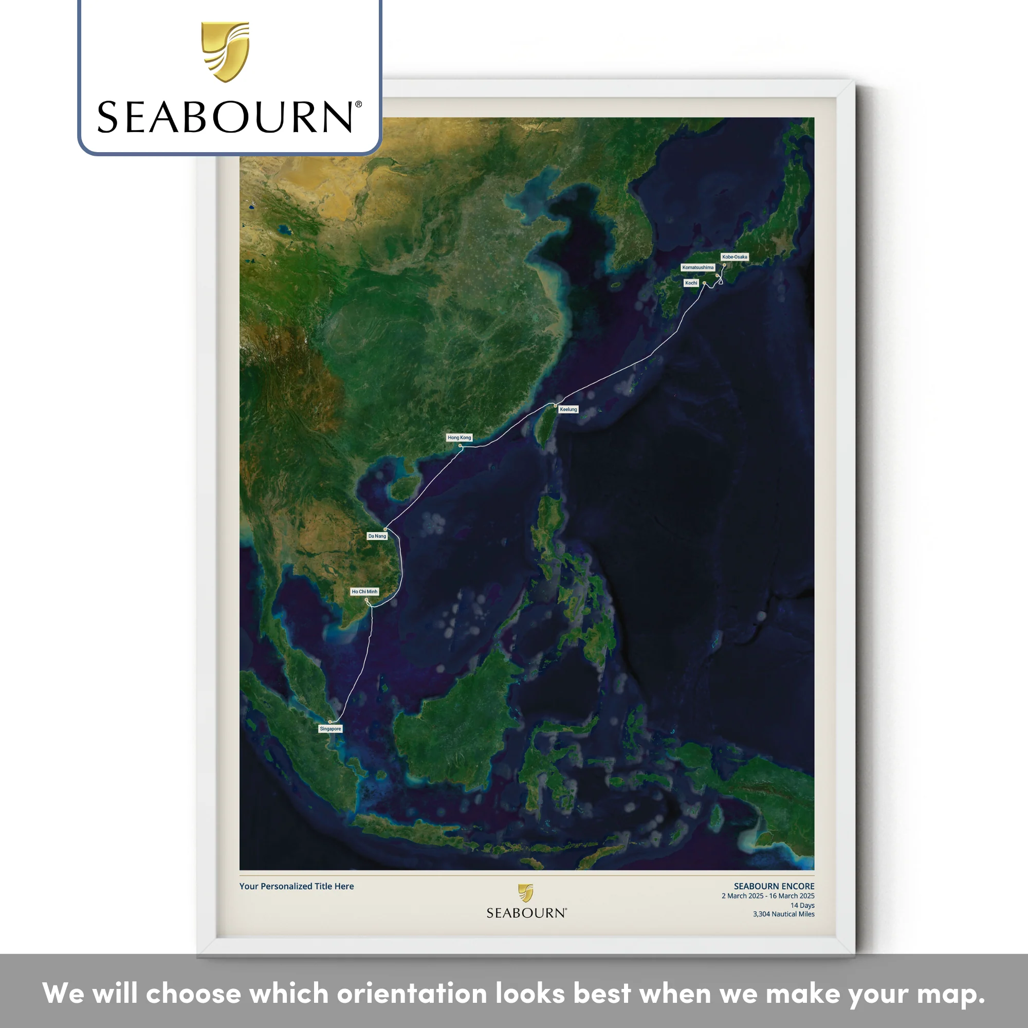 Seabourn Cruise Map - Satellite - Image 36