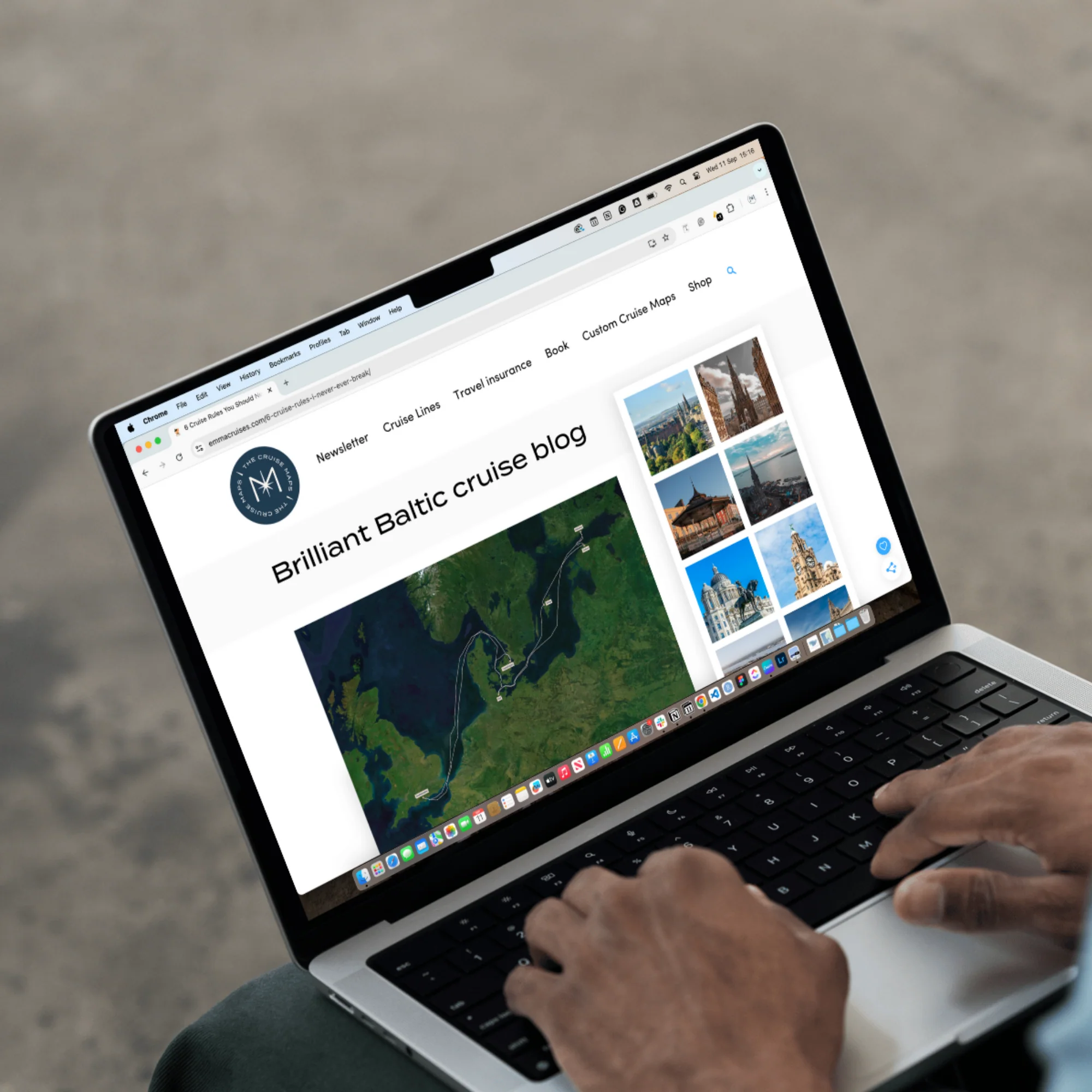 Seabourn Digital Cruise Map - Satellite - Image 5