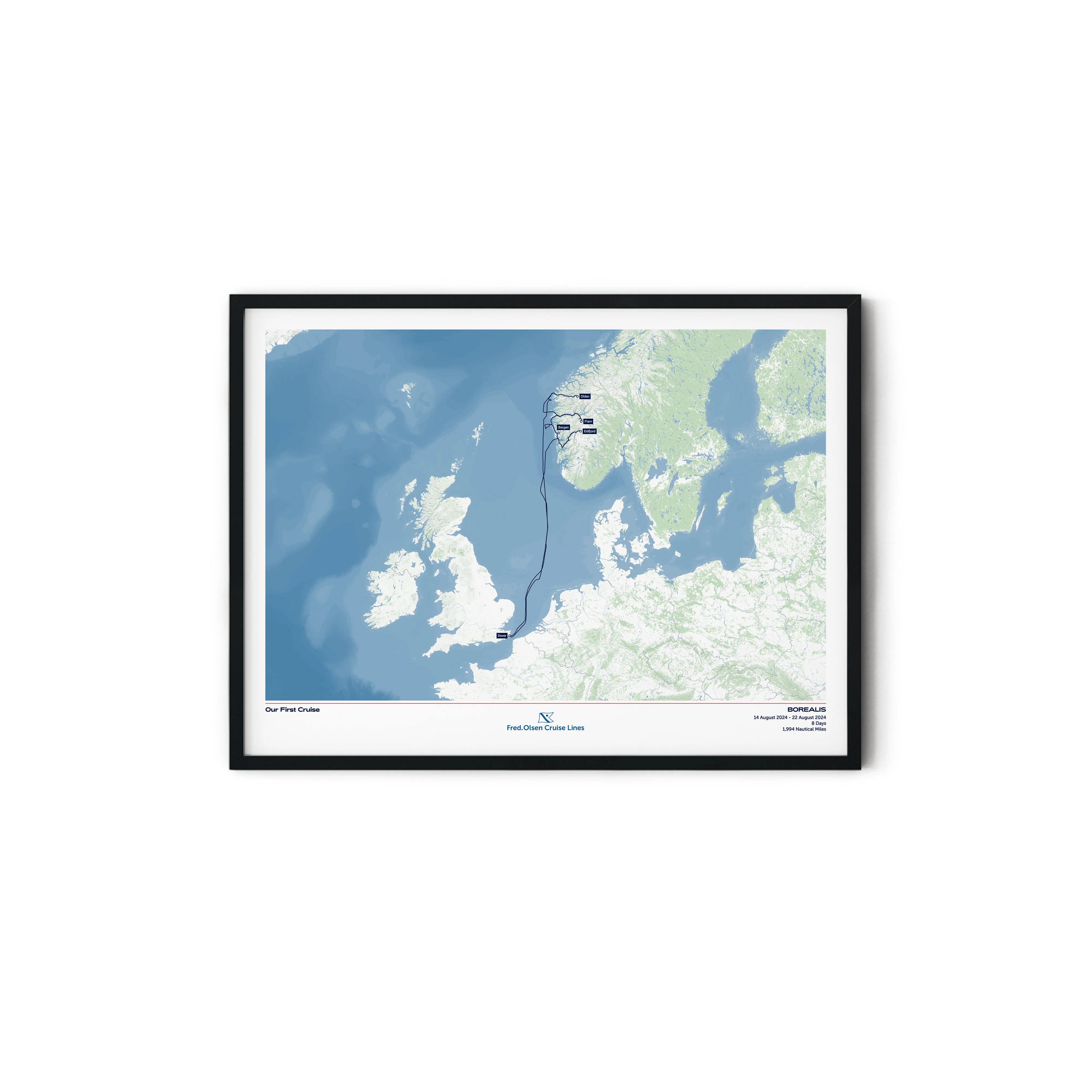 Fred. Olsen Custom Cruise Map - Image 18