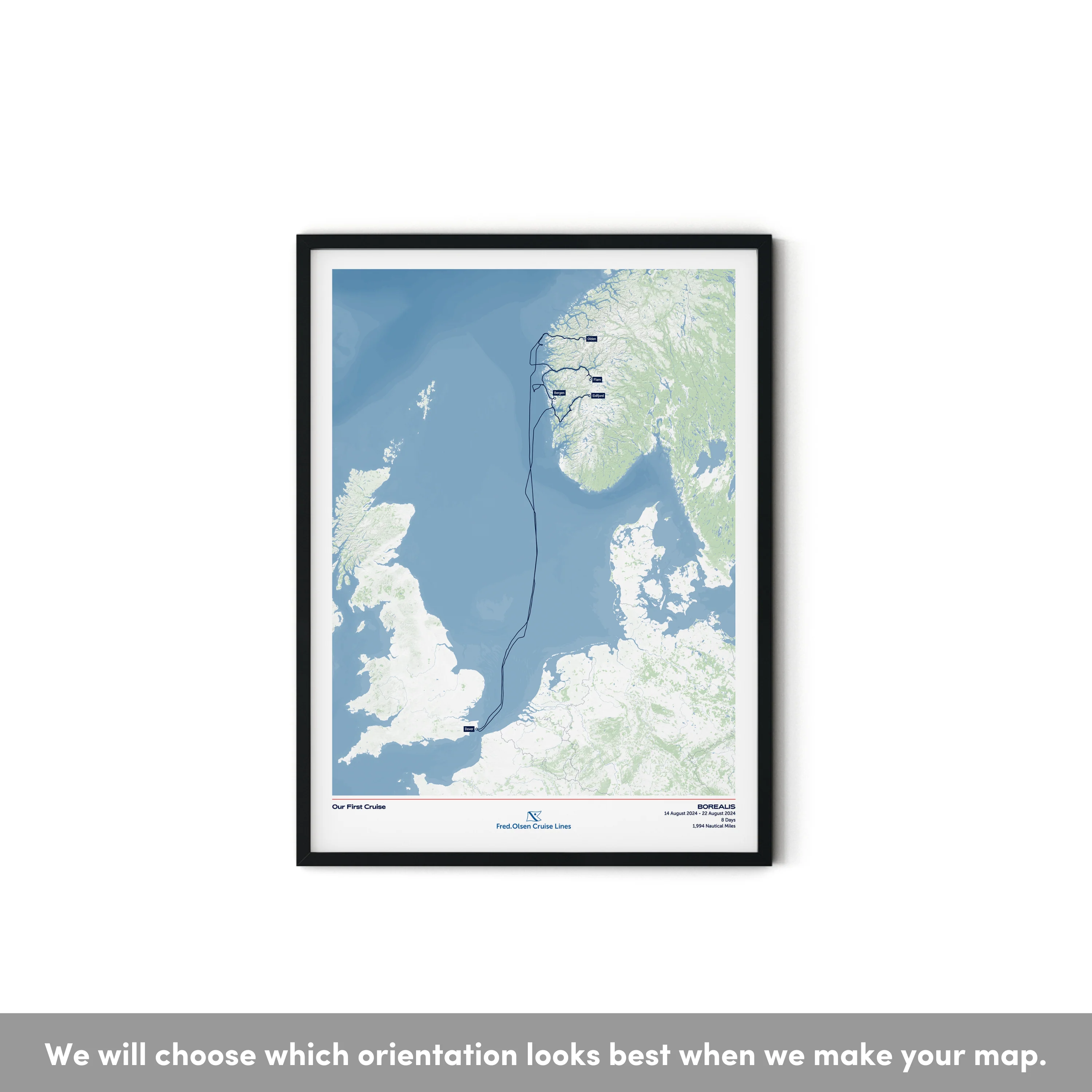 Fred. Olsen Custom Cruise Map - Image 20