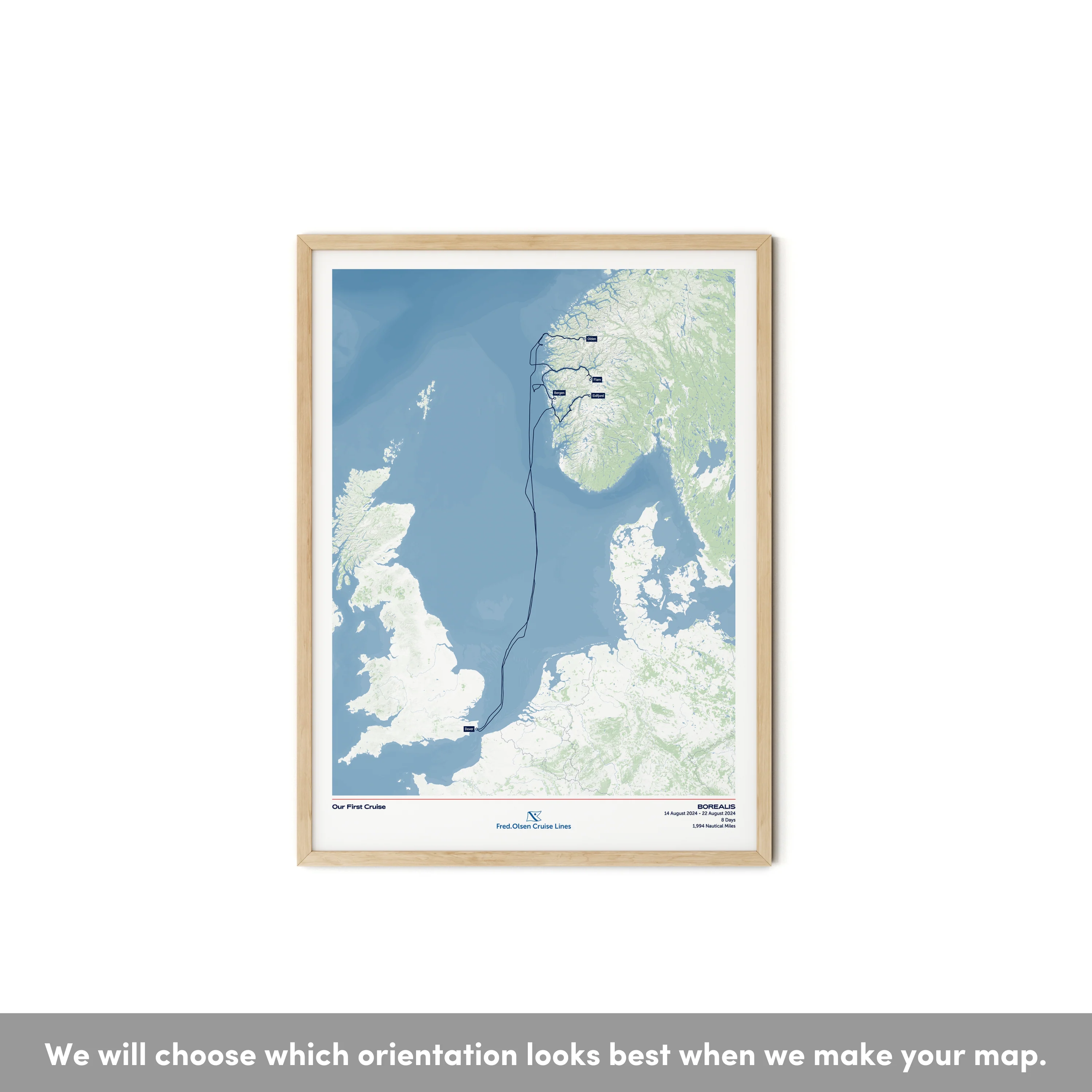 Fred. Olsen Custom Cruise Map - Image 23