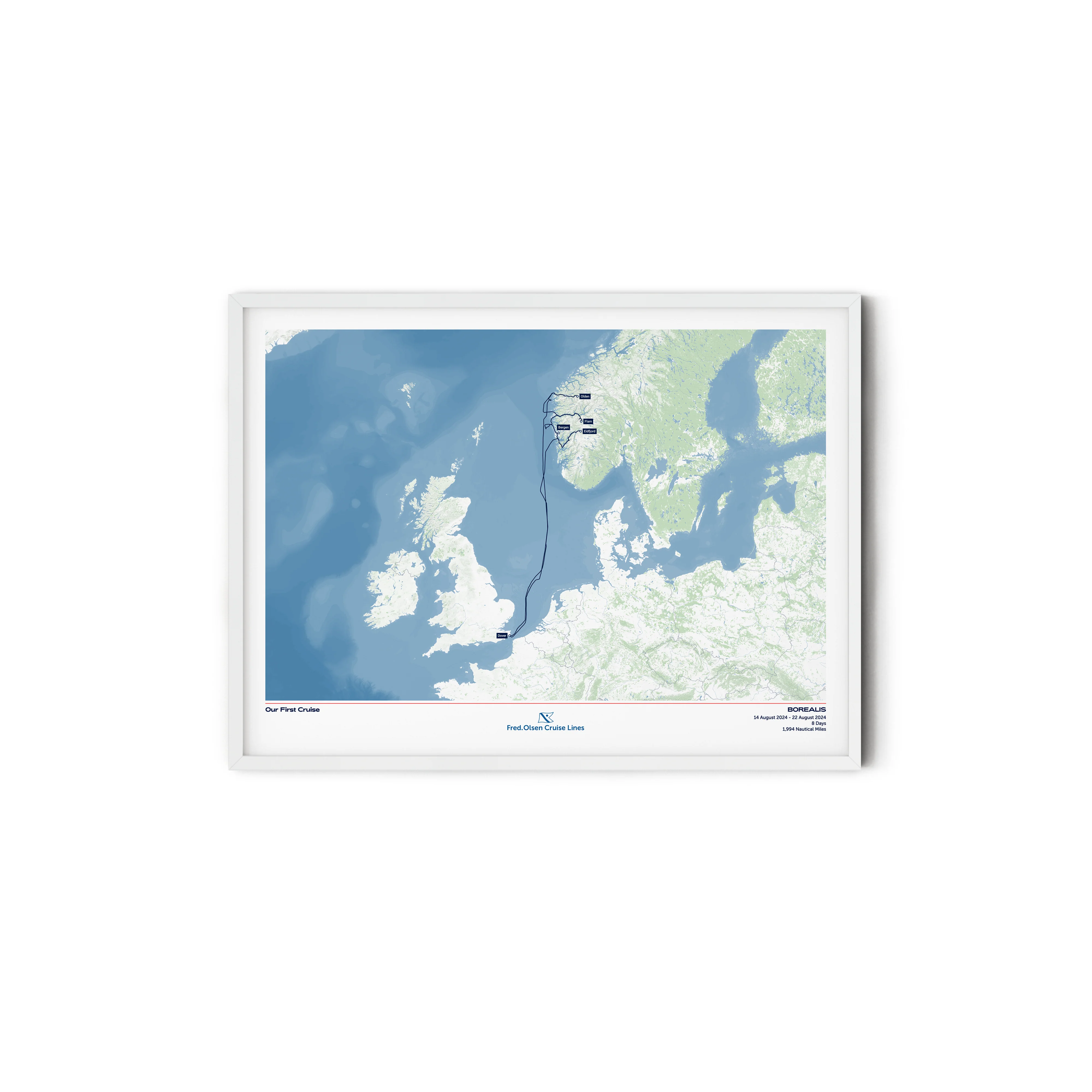 Fred. Olsen Custom Cruise Map - Image 24