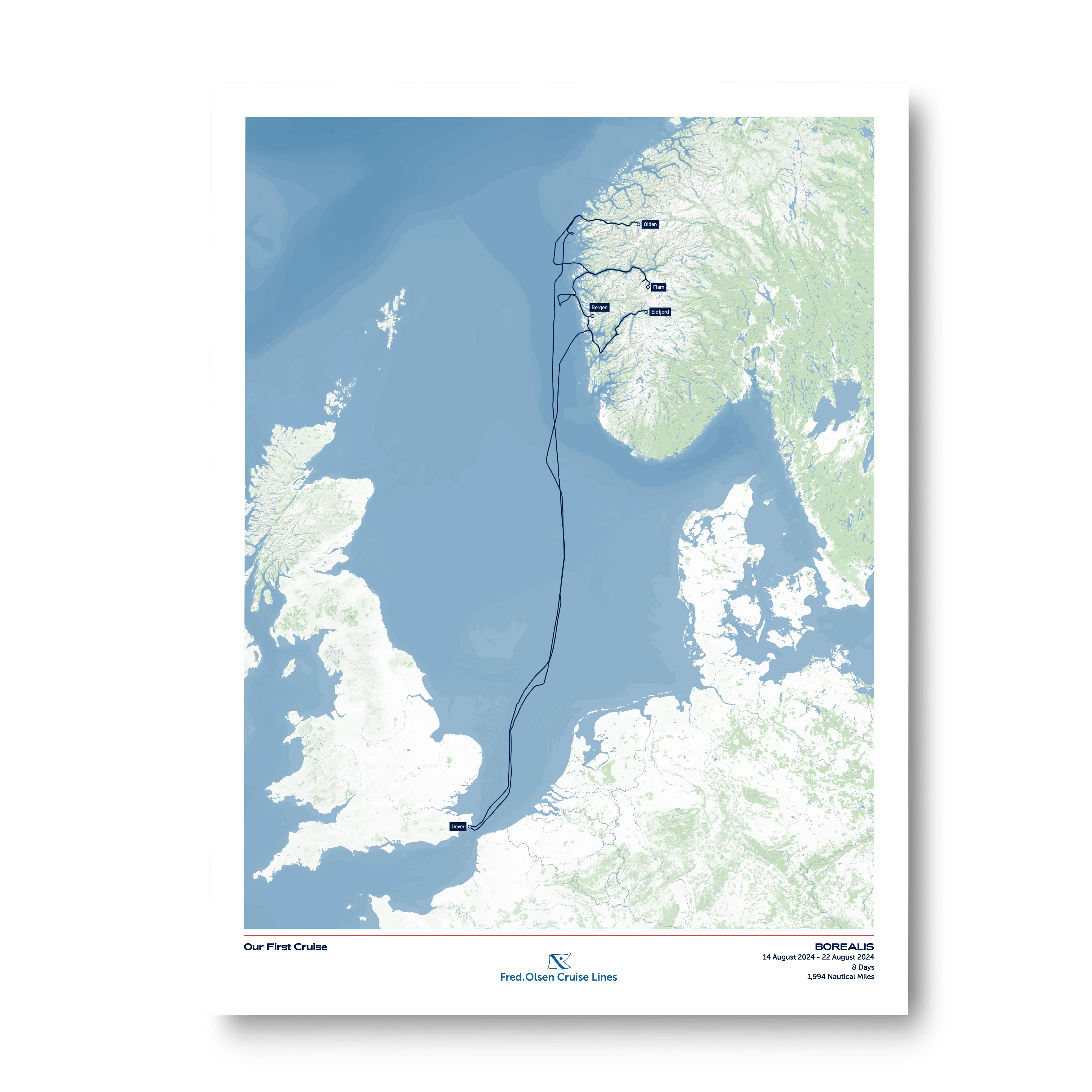 Fred. Olsen Custom Cruise Map - Image 28