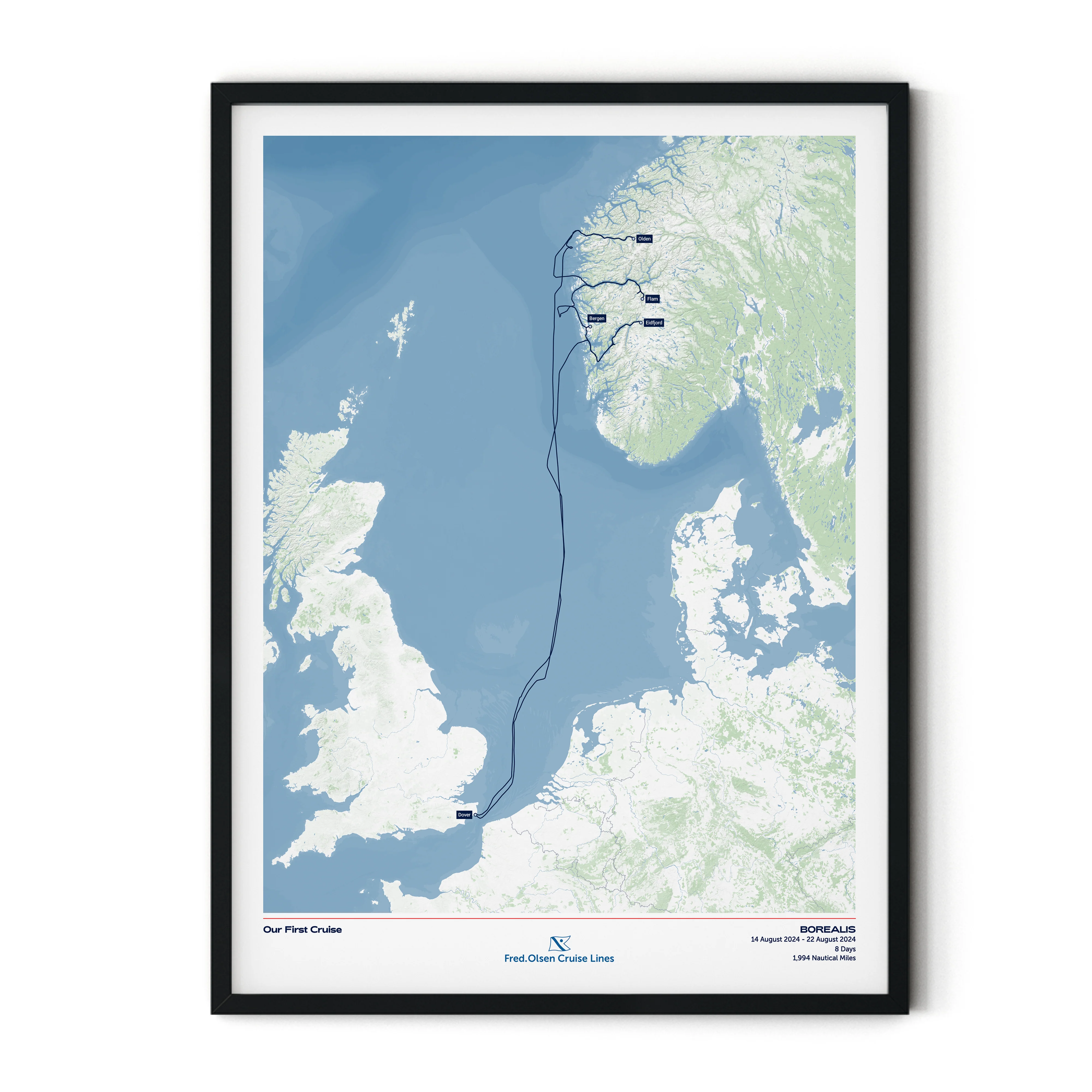 Fred. Olsen Custom Cruise Map - Image 31