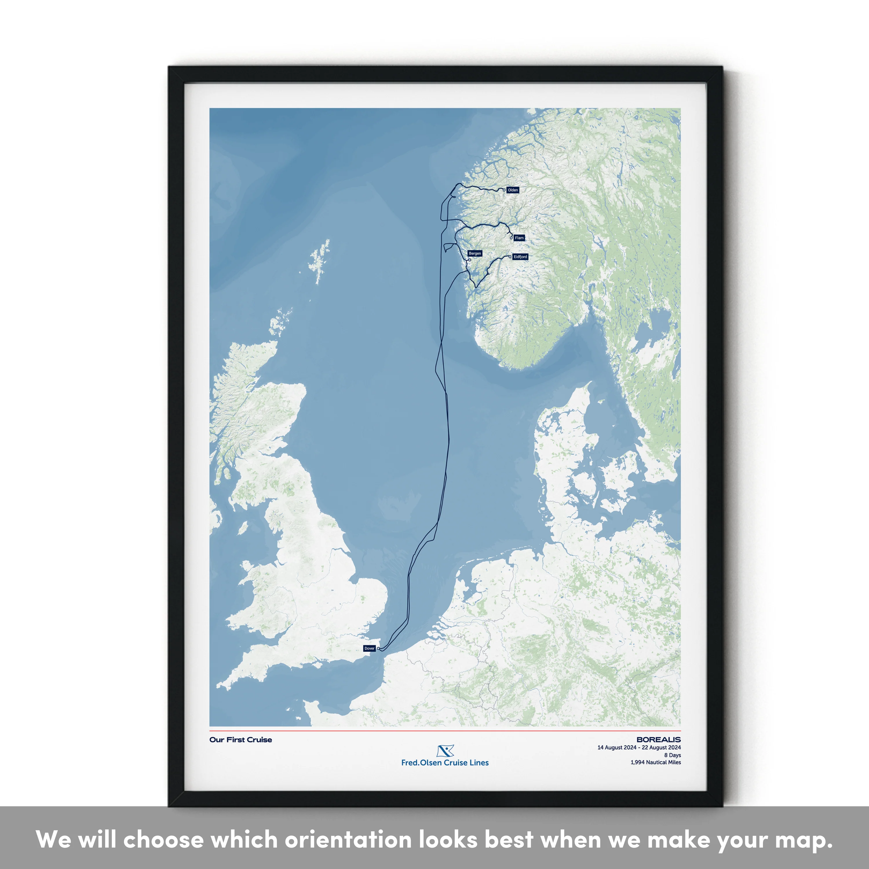 Fred. Olsen Custom Cruise Map - Image 32