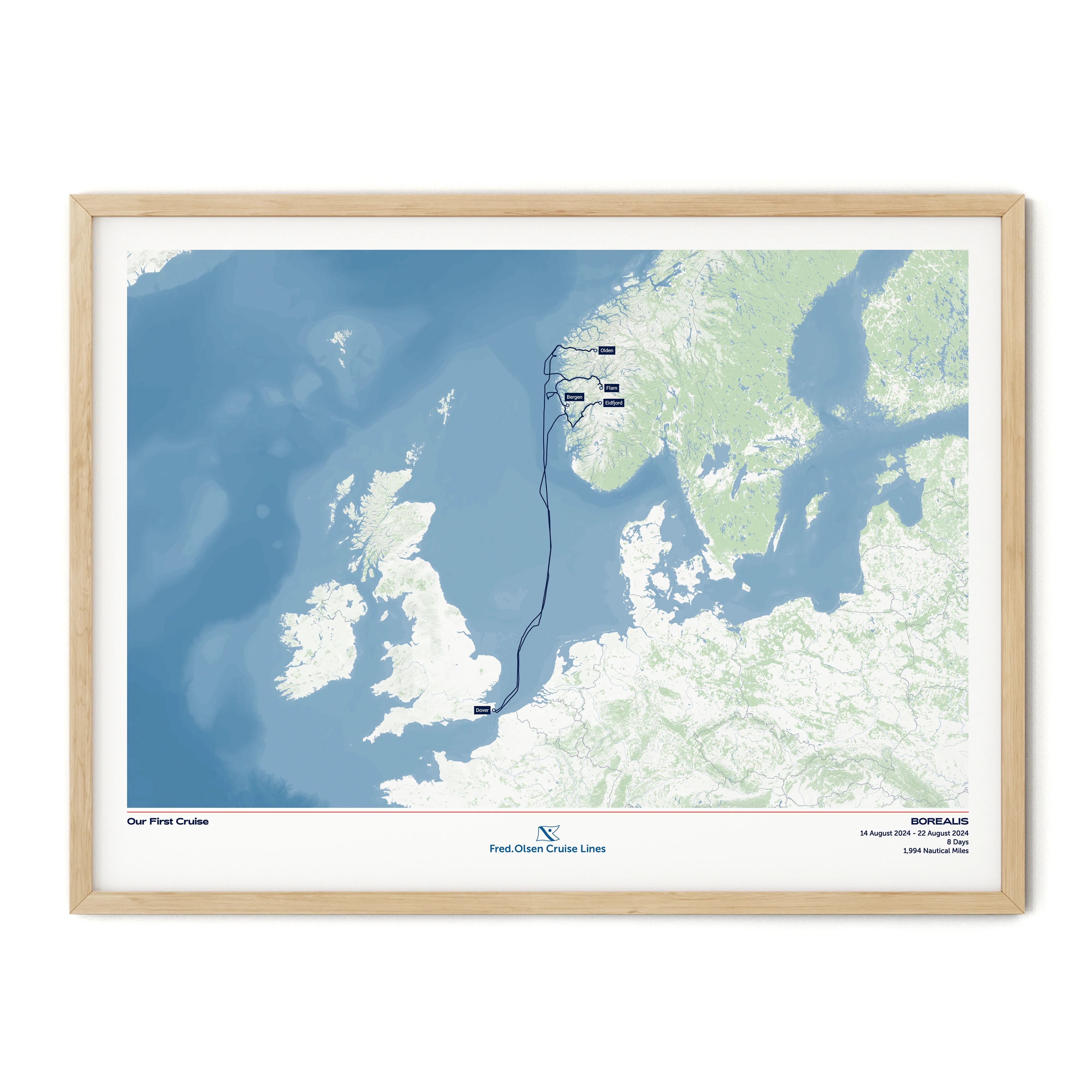 Fred. Olsen Custom Cruise Map - Image 33