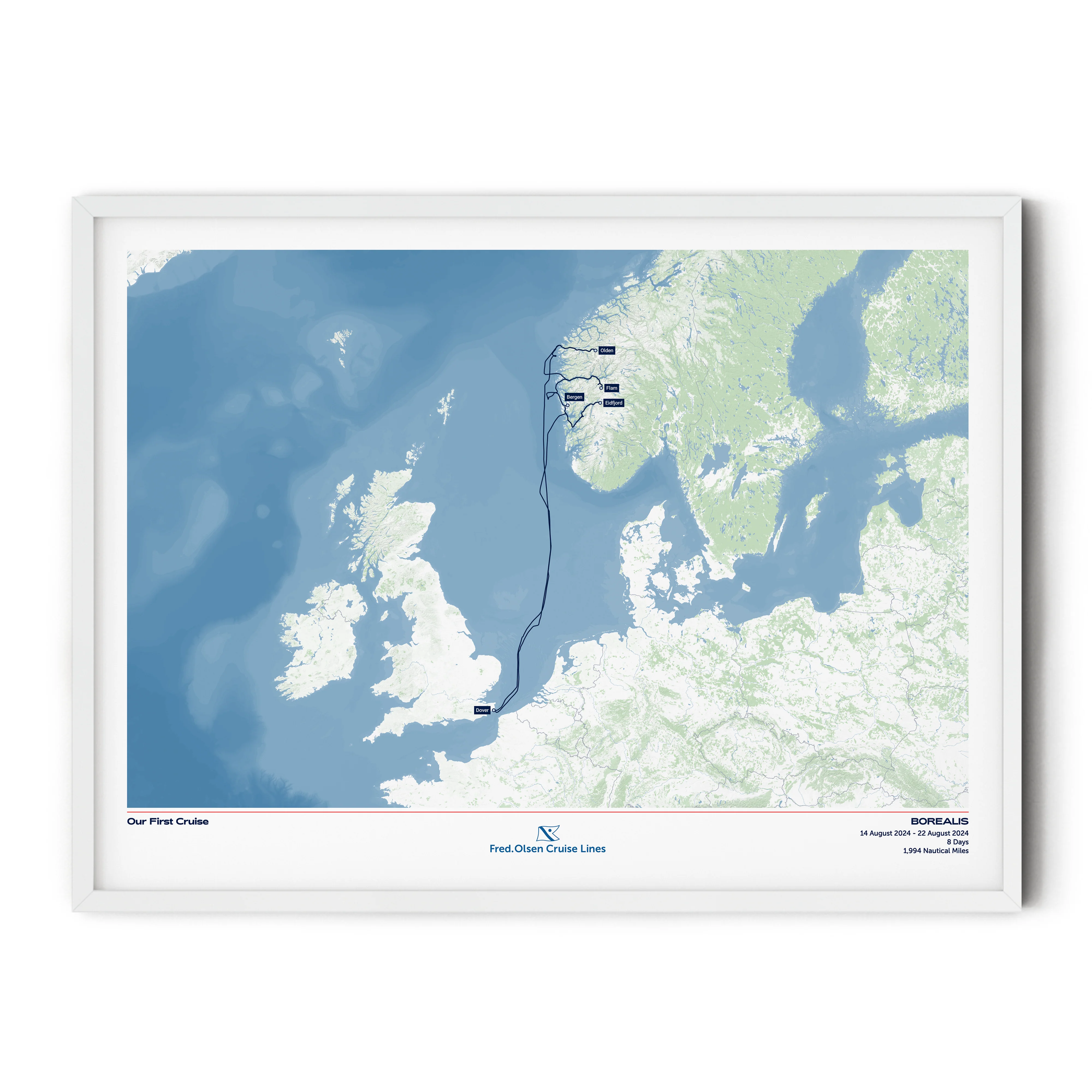 Fred. Olsen Custom Cruise Map - Image 36