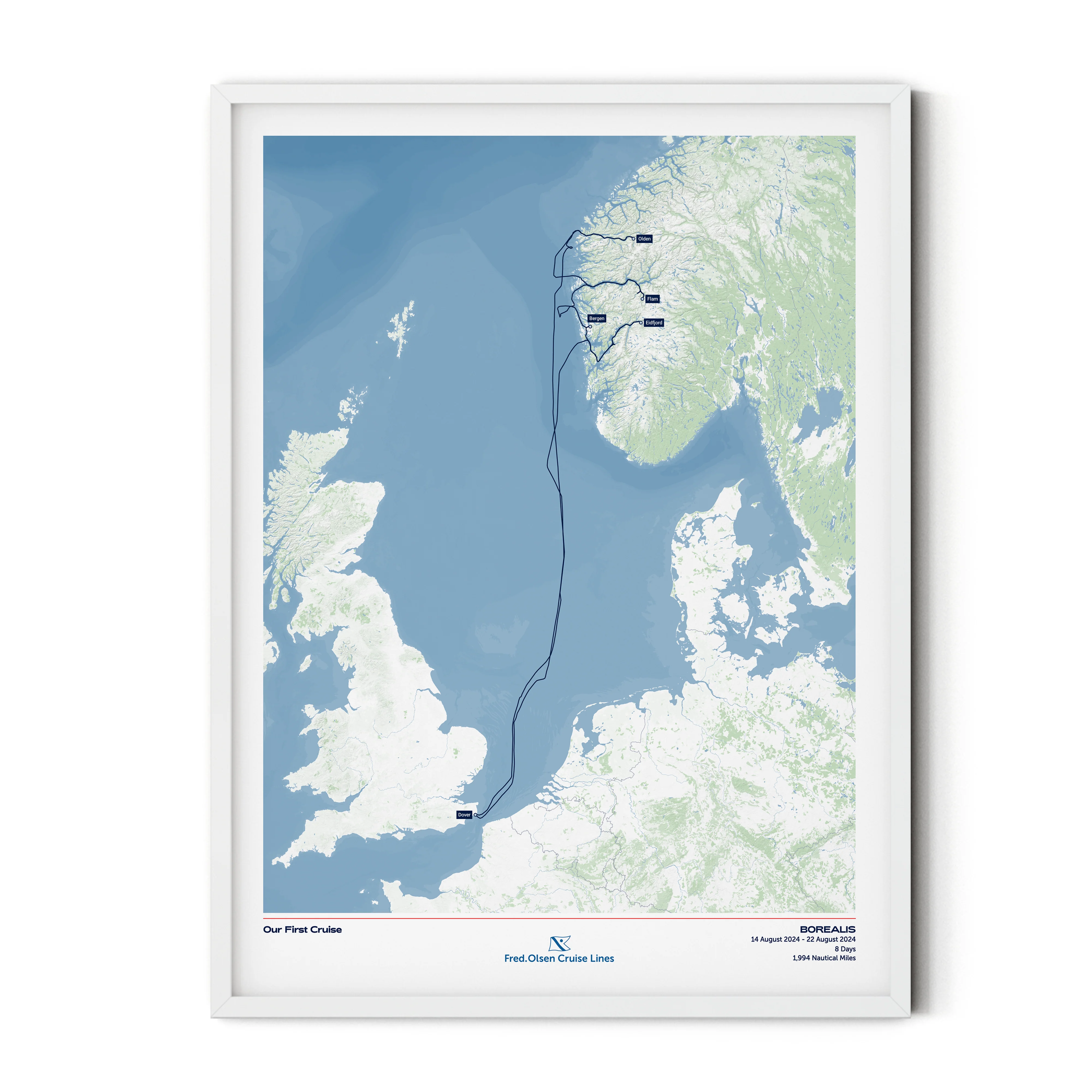 Fred. Olsen Custom Cruise Map - Image 37