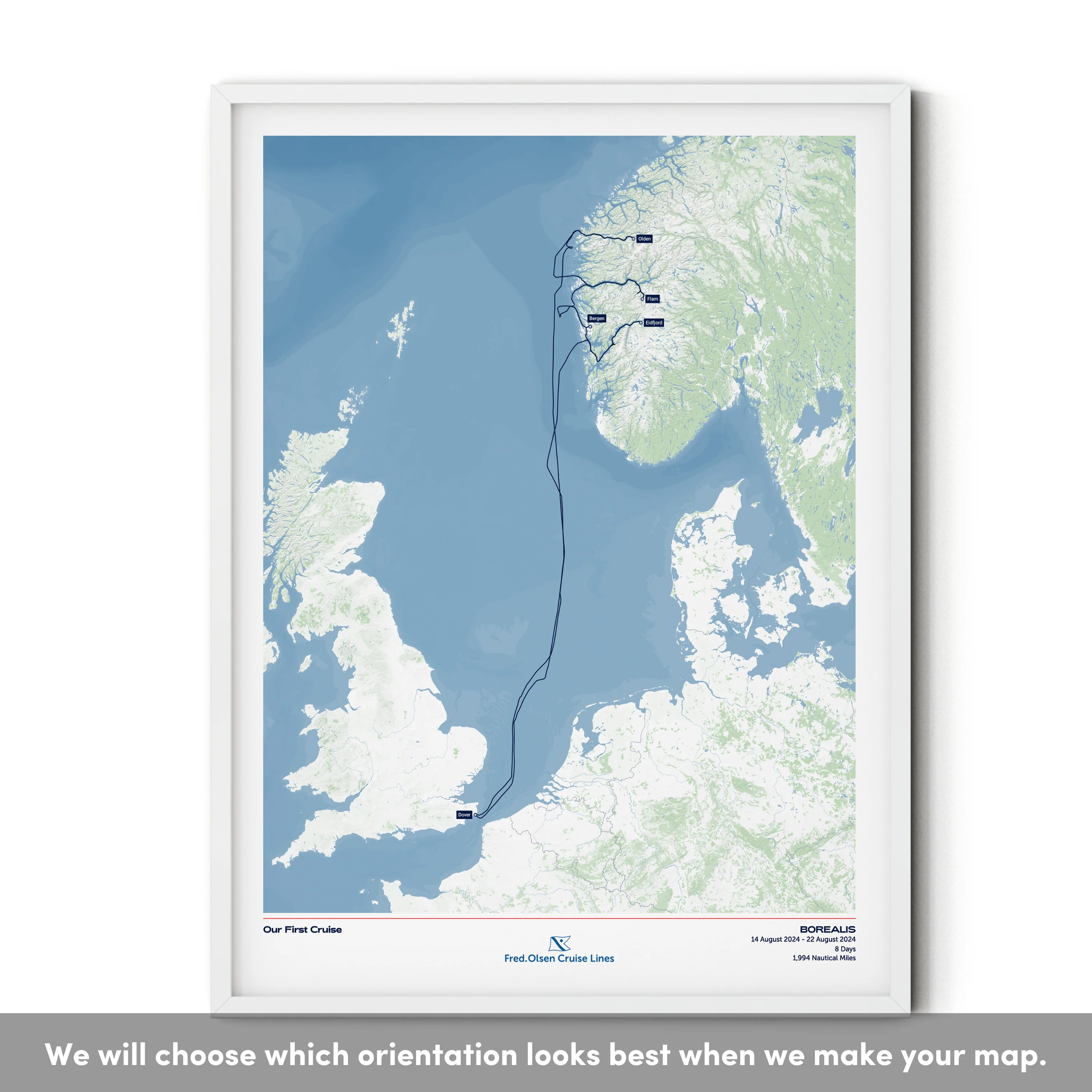 Fred. Olsen Custom Cruise Map - Image 38