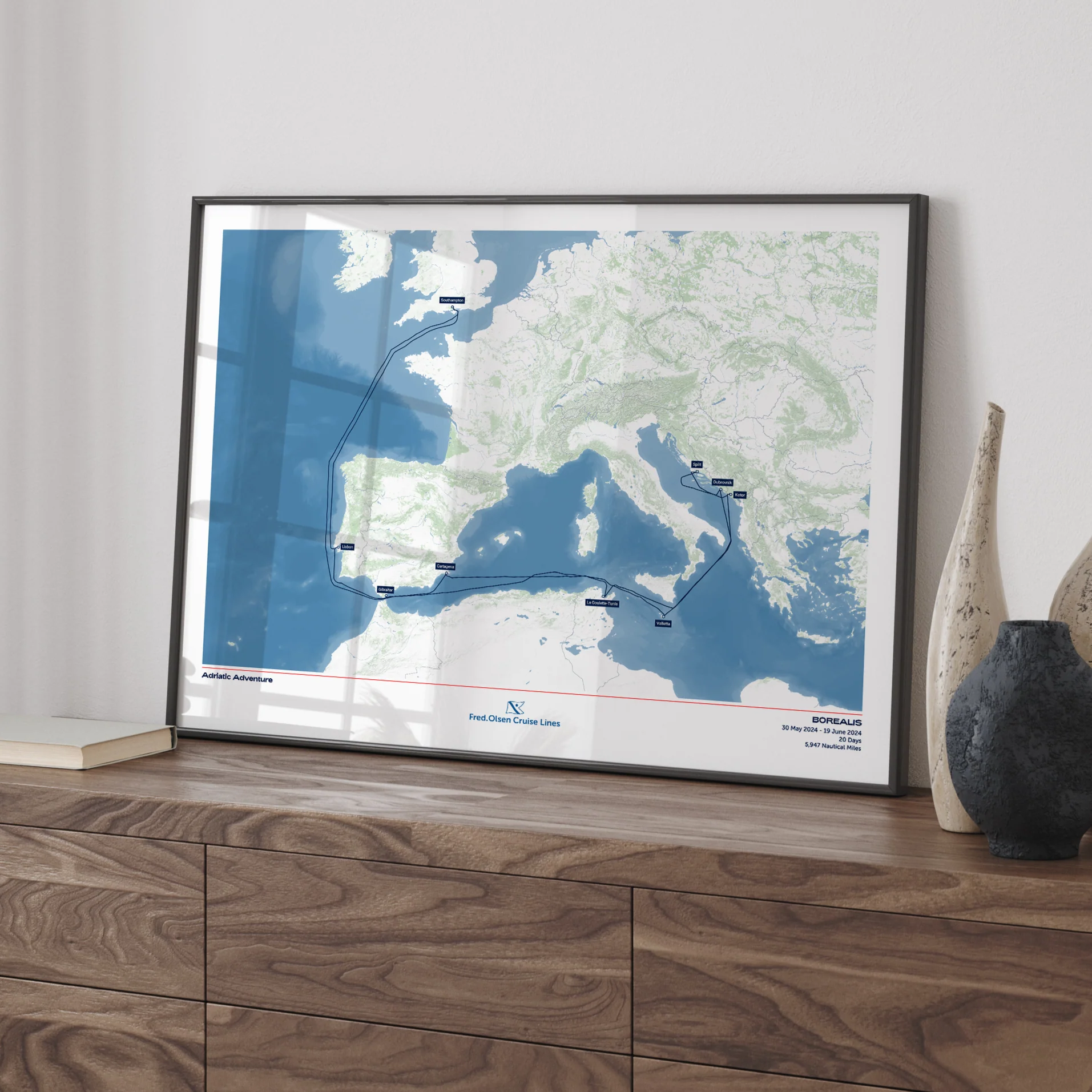 Fred. Olsen Custom Cruise Map - Image 5