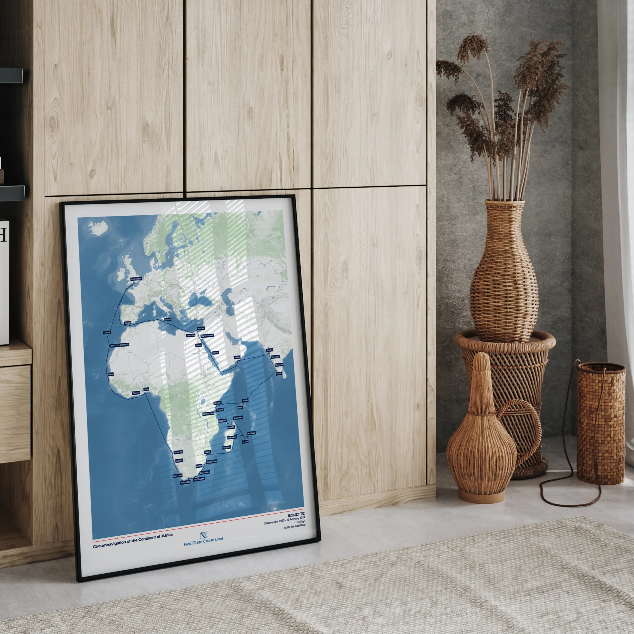 Fred. Olsen Custom Cruise Map - Image 6