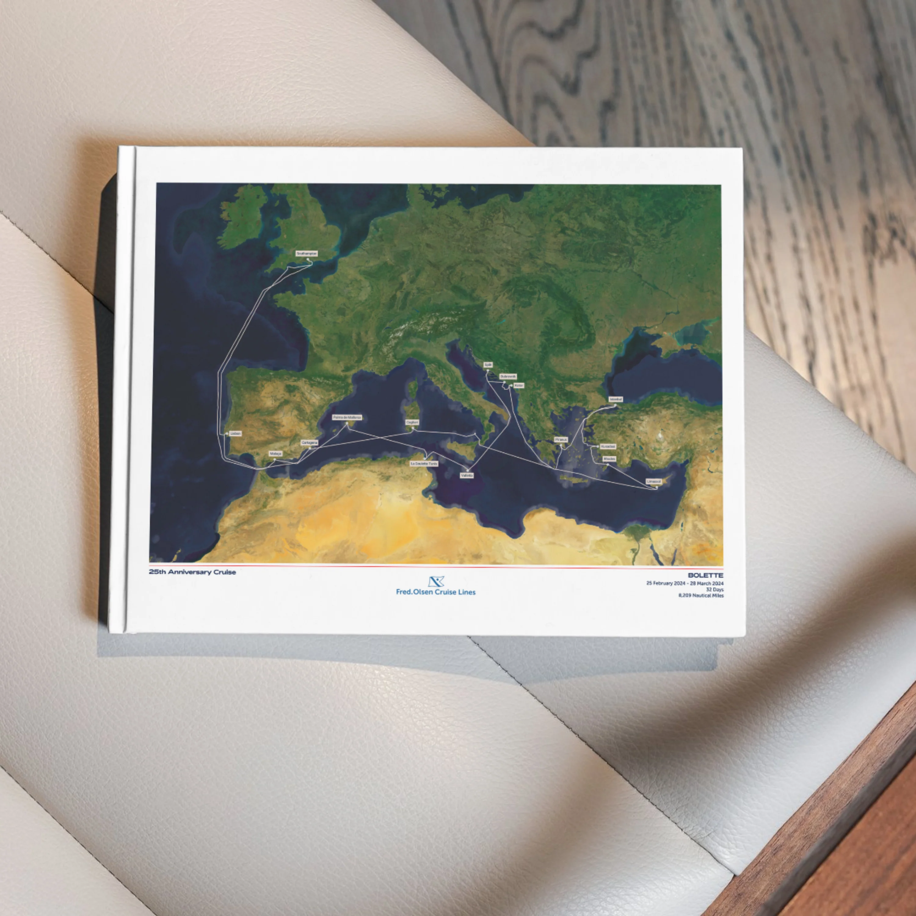 Fred. Olsen Digital Cruise Map - Satellite - Image 3