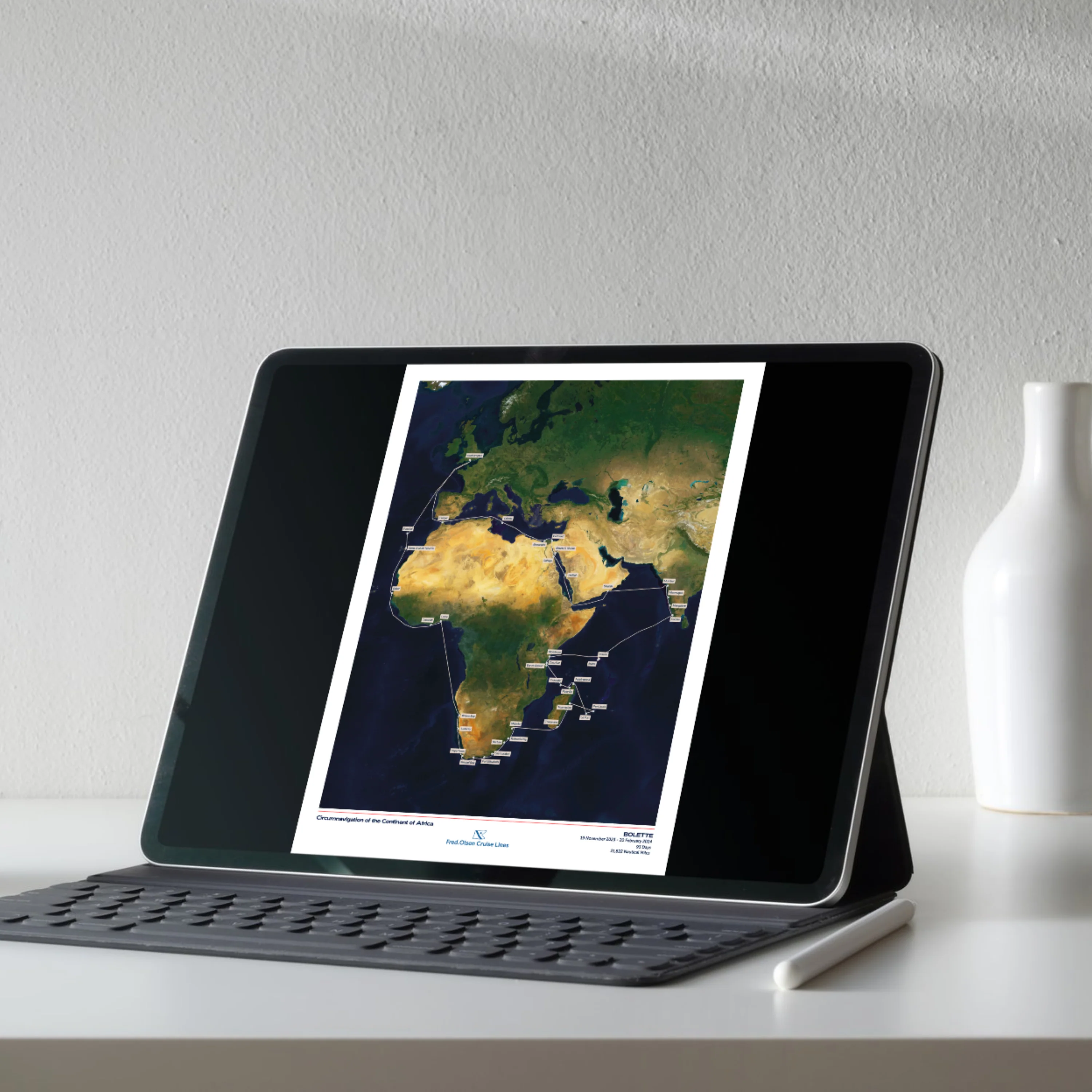 Fred. Olsen Digital Cruise Map - Satellite - Image 6