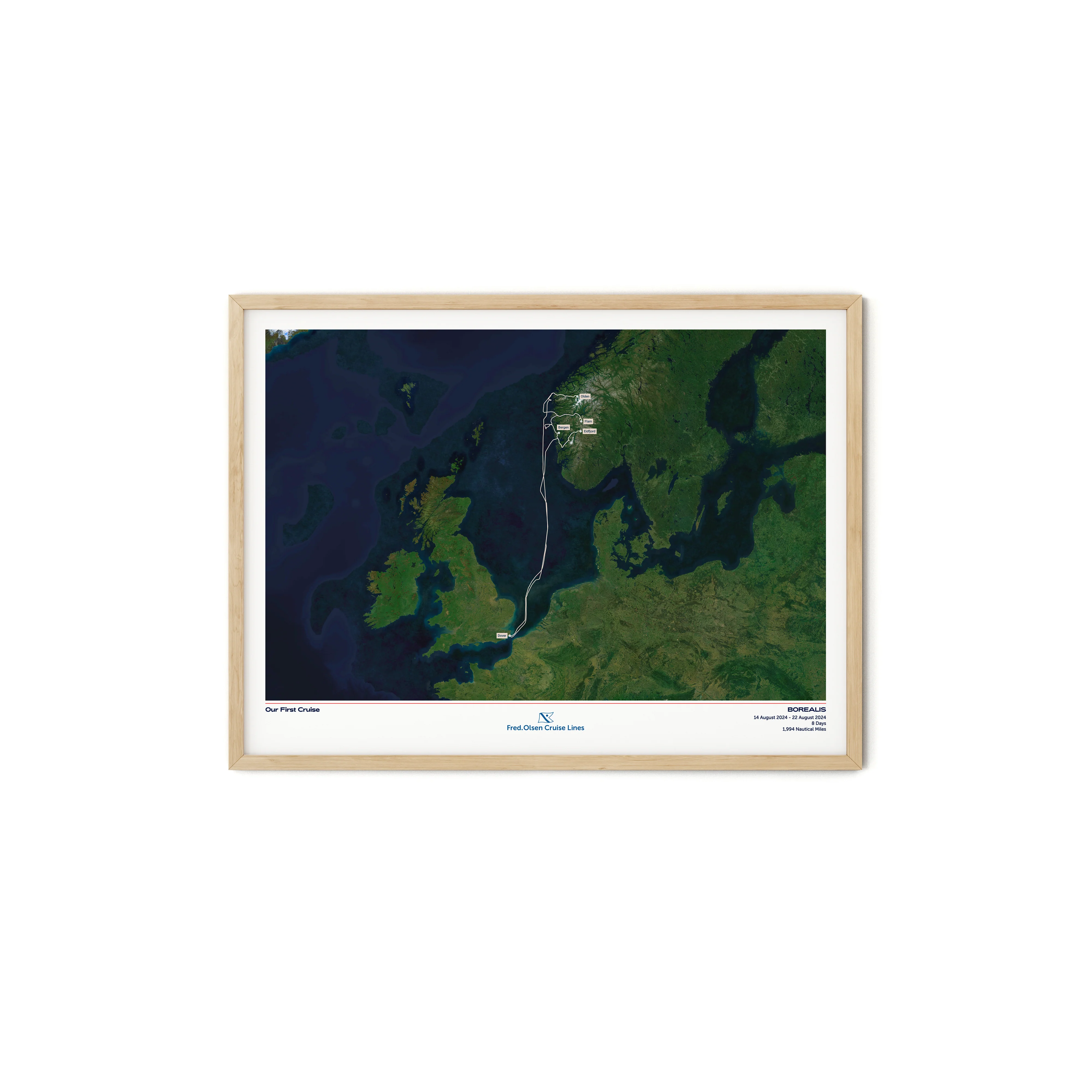 Fred. Olsen Custom Cruise Map - Satellite - Image 22