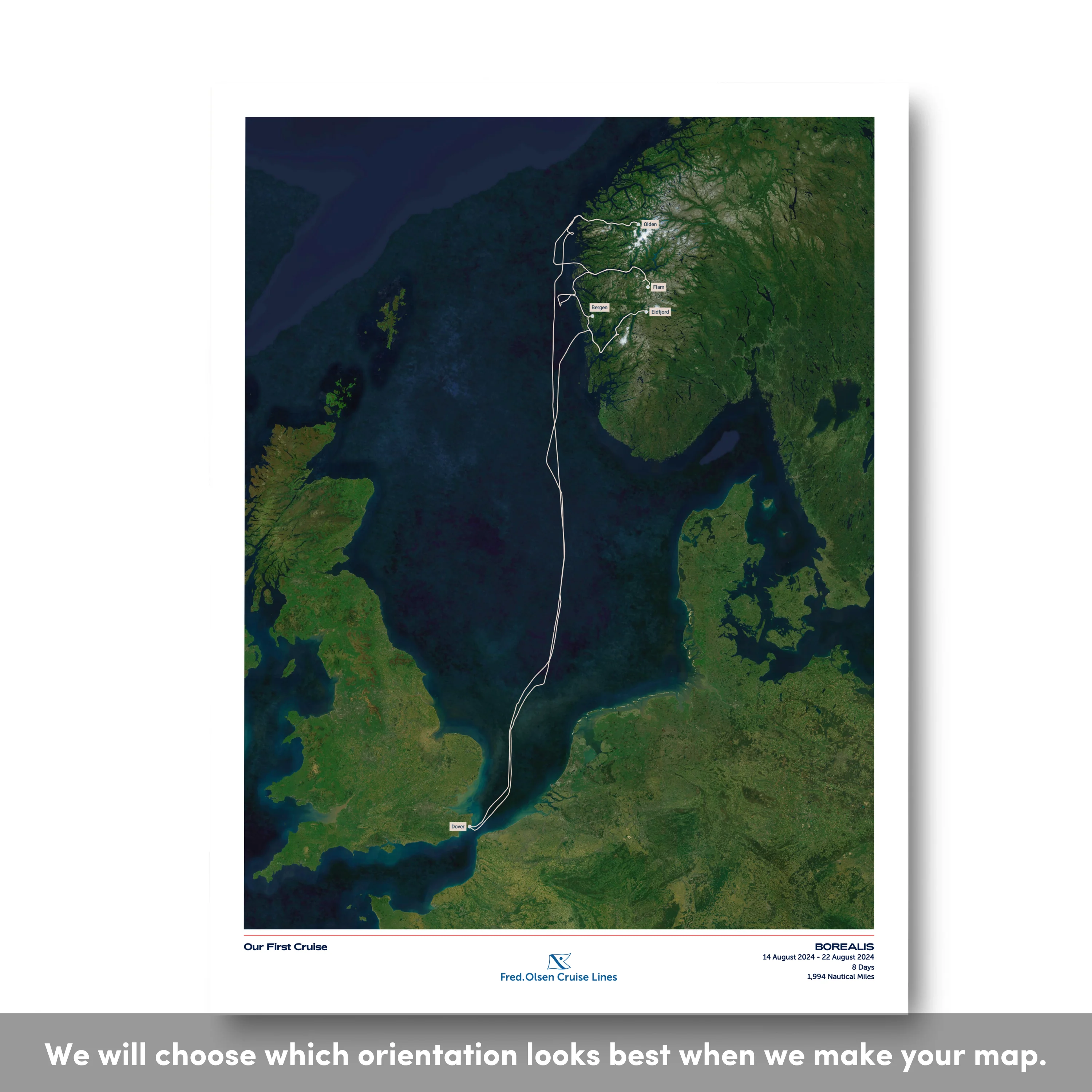 Fred. Olsen Custom Cruise Map - Satellite - Image 30