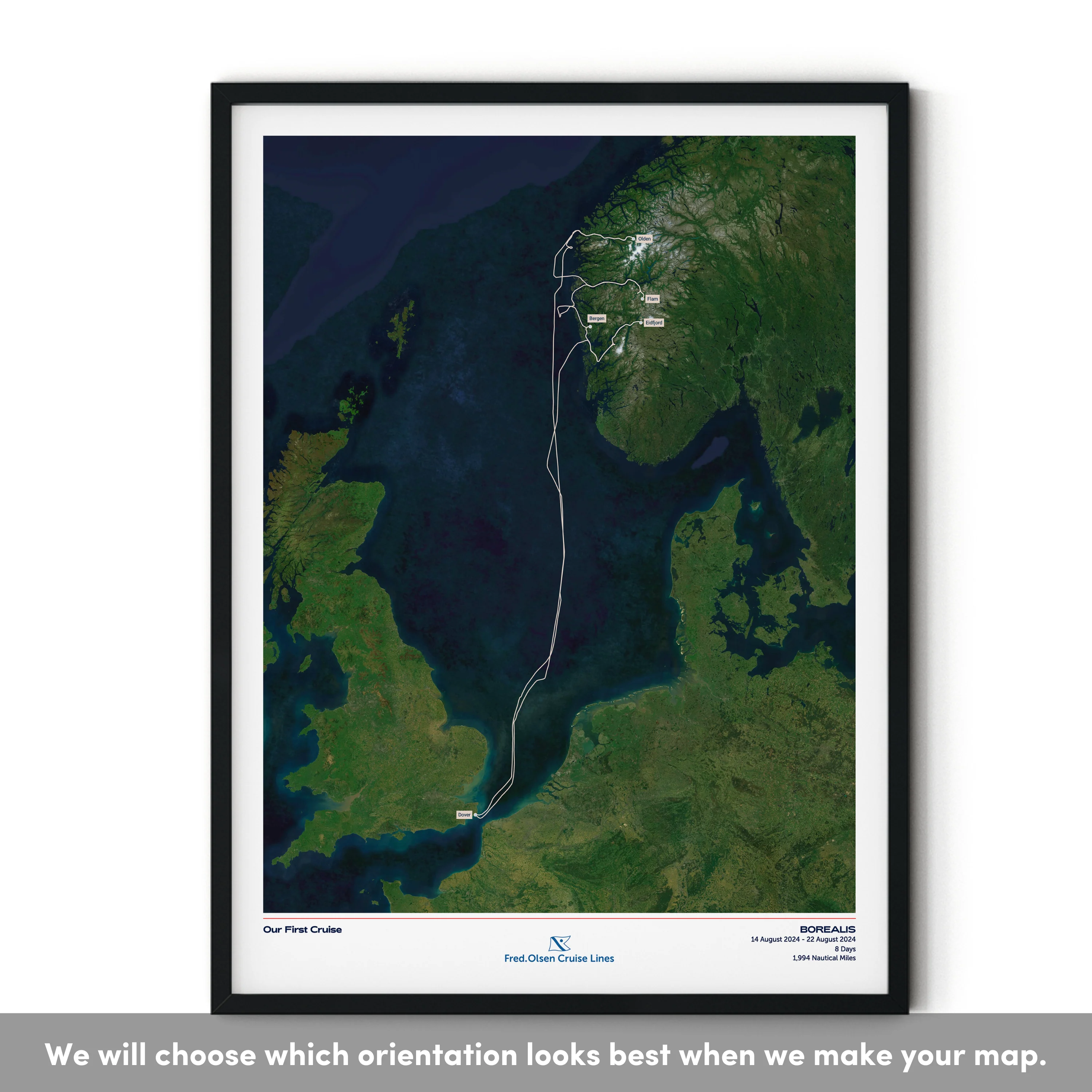 Fred. Olsen Custom Cruise Map - Satellite - Image 33