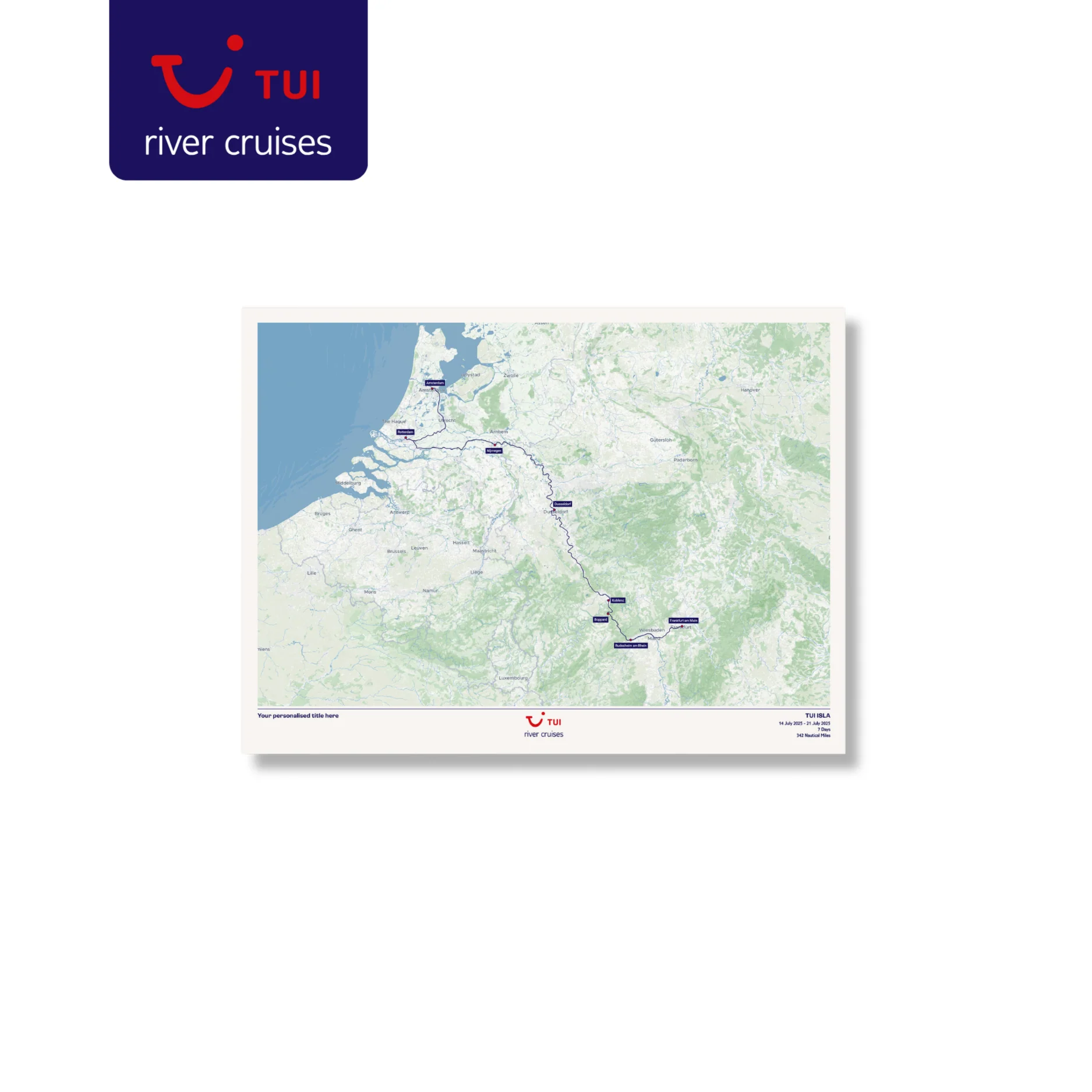 TUI River Cruise Map - Image 11