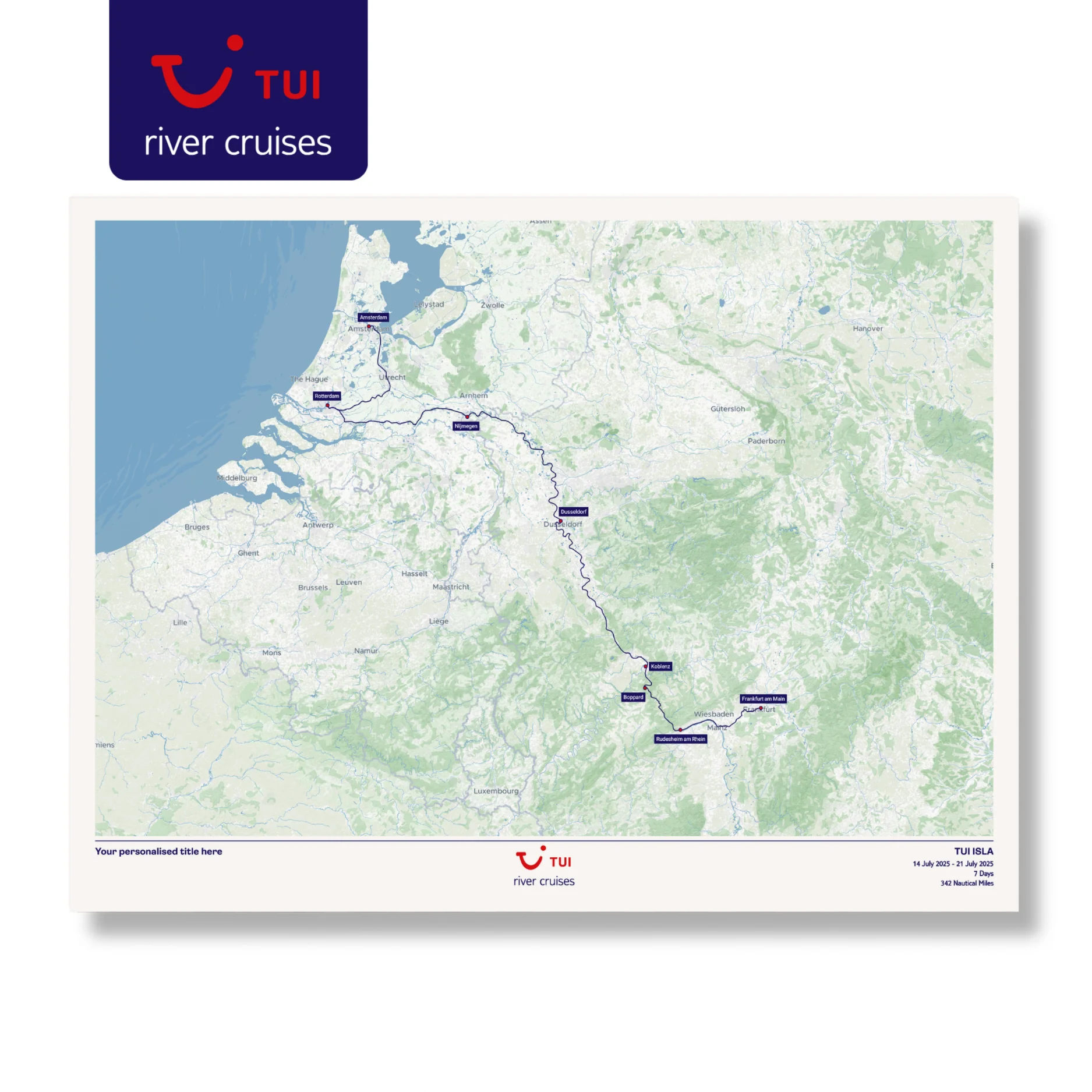 TUI River Cruise Map - Image 15
