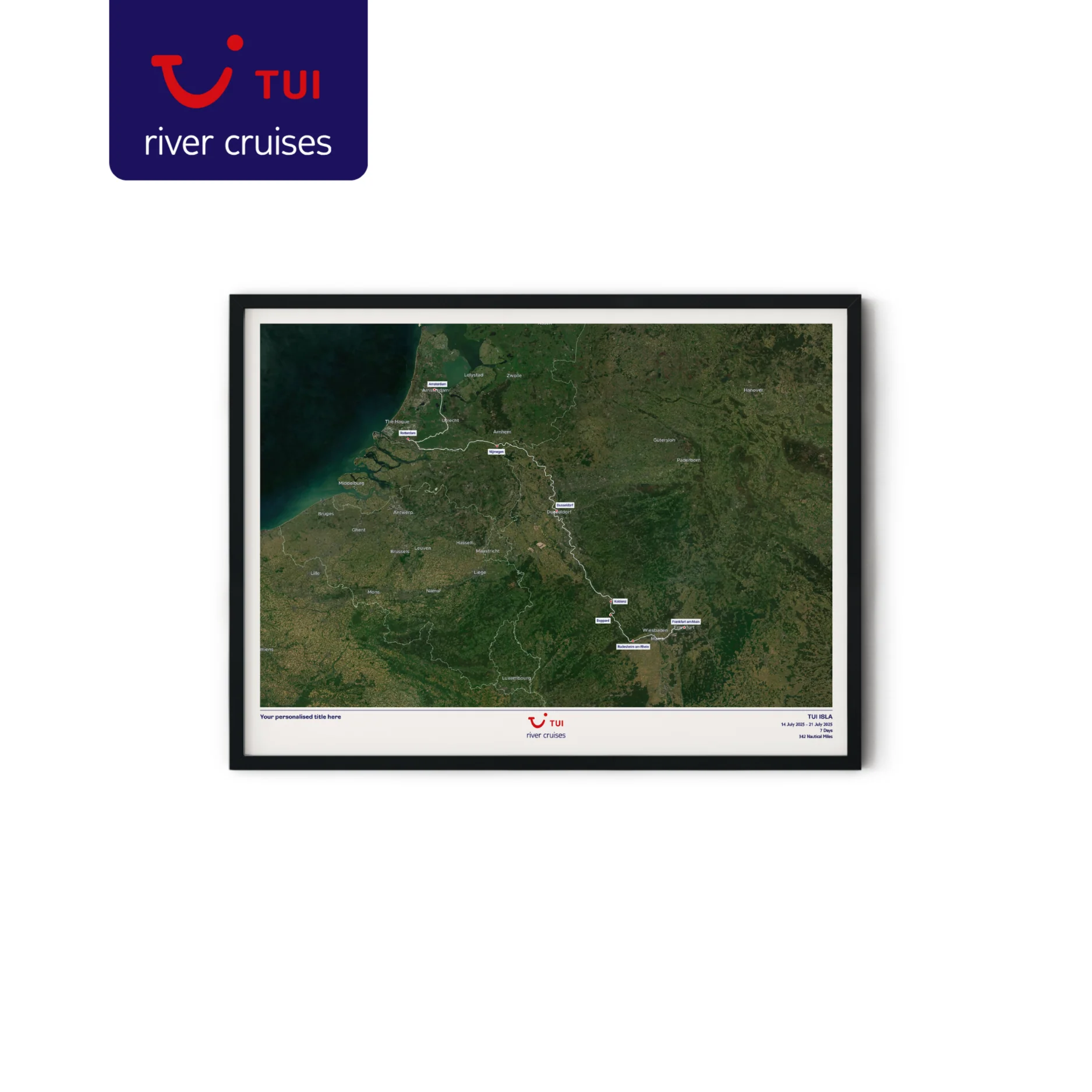 TUI River Cruise Map - Satellite - Image 12
