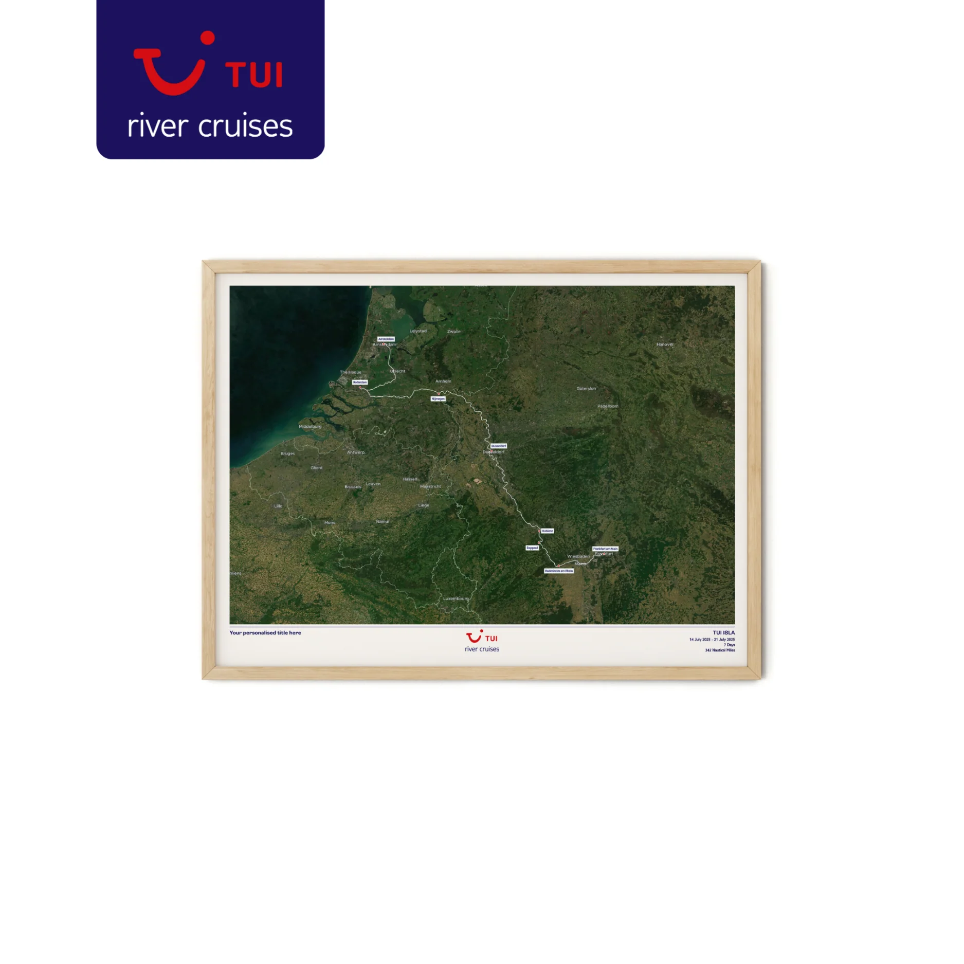 TUI River Cruise Map - Satellite - Image 13