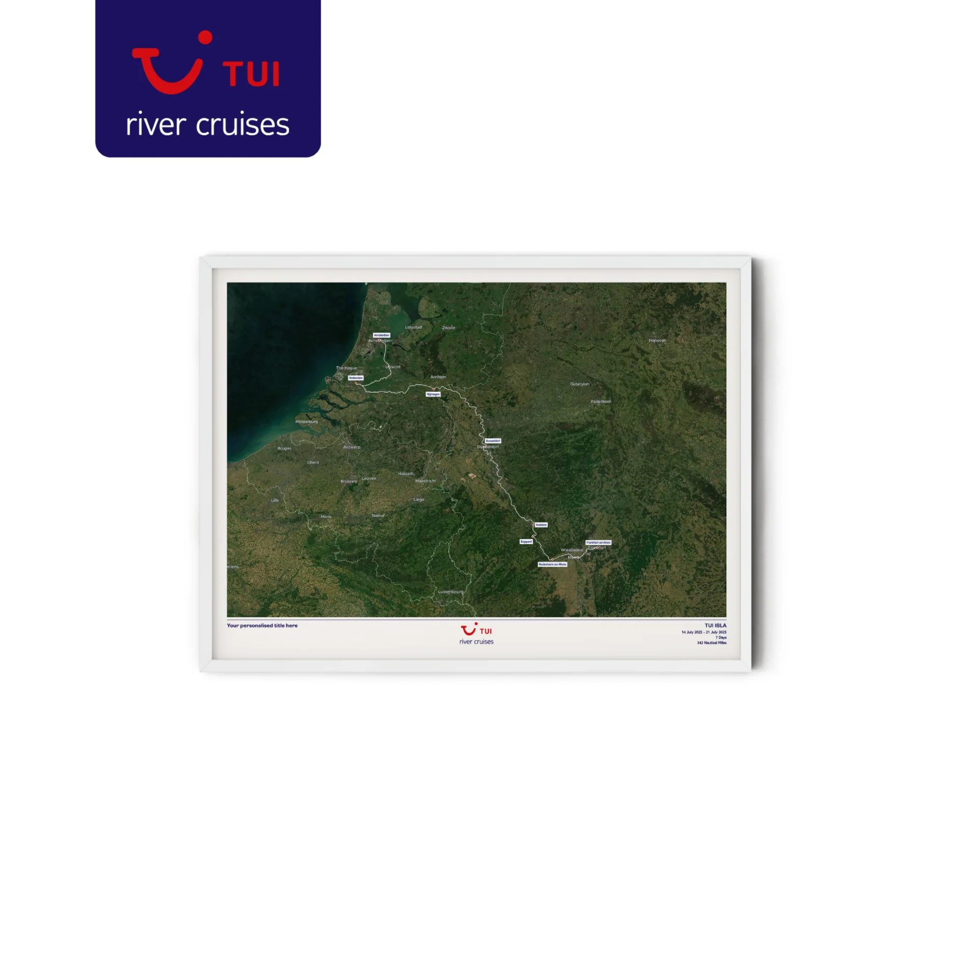 TUI River Cruise Map - Satellite - Image 14