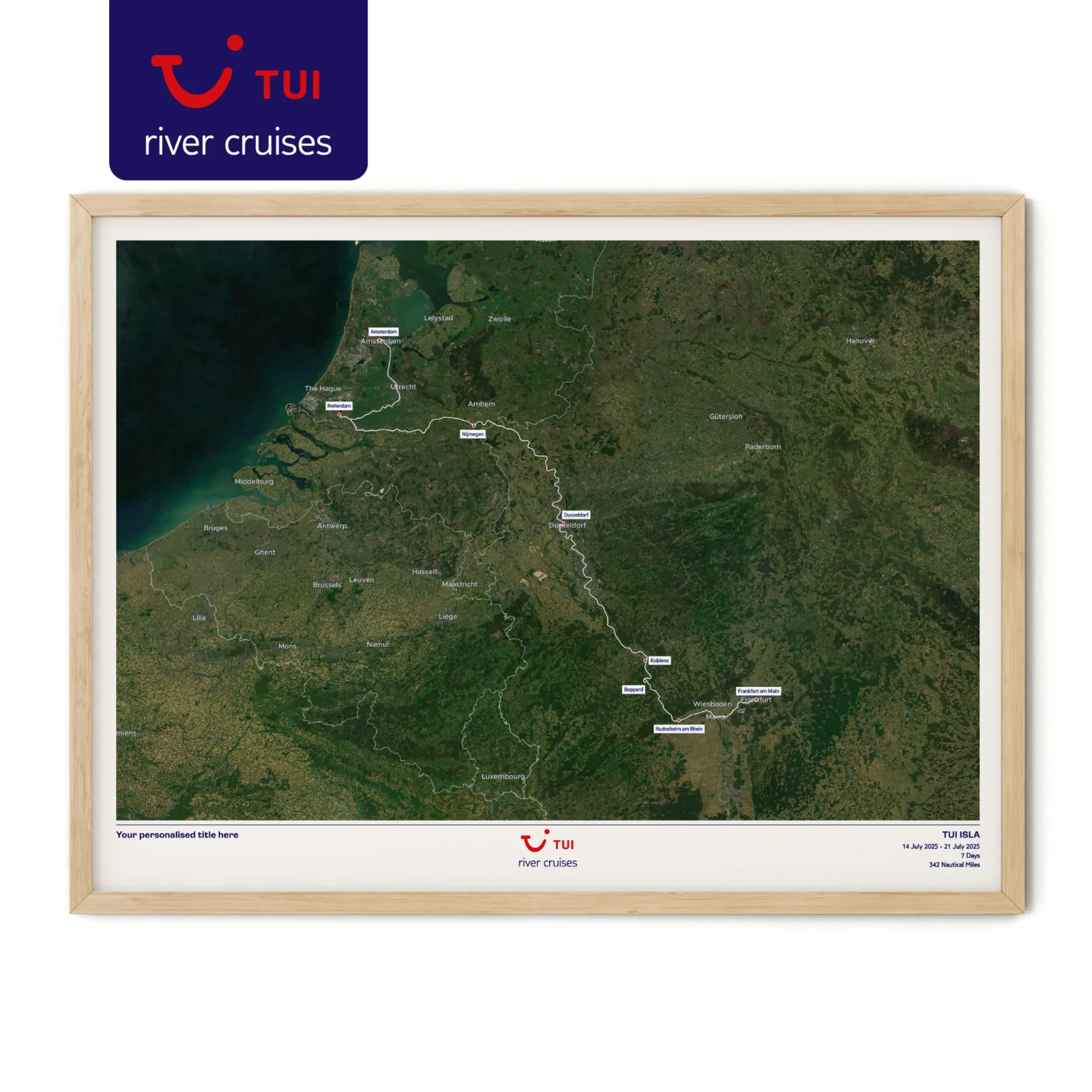 TUI River Cruise Map - Satellite - Image 17
