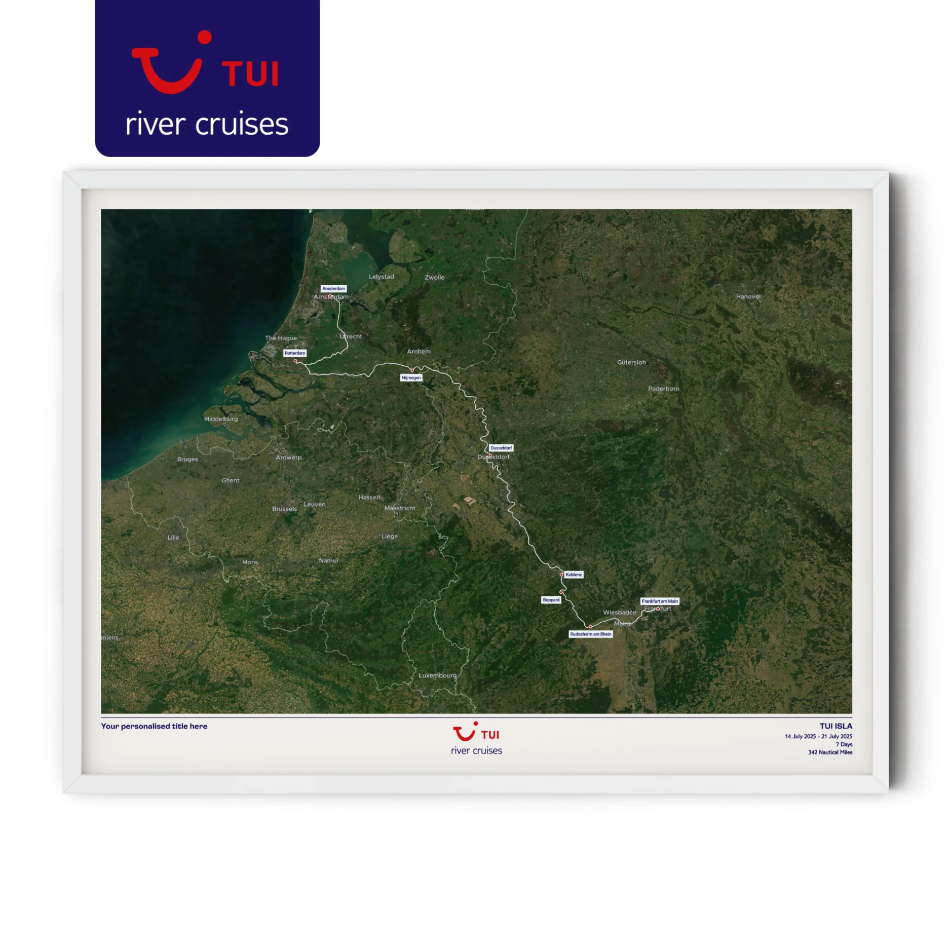 TUI River Cruise Map - Satellite - Image 18
