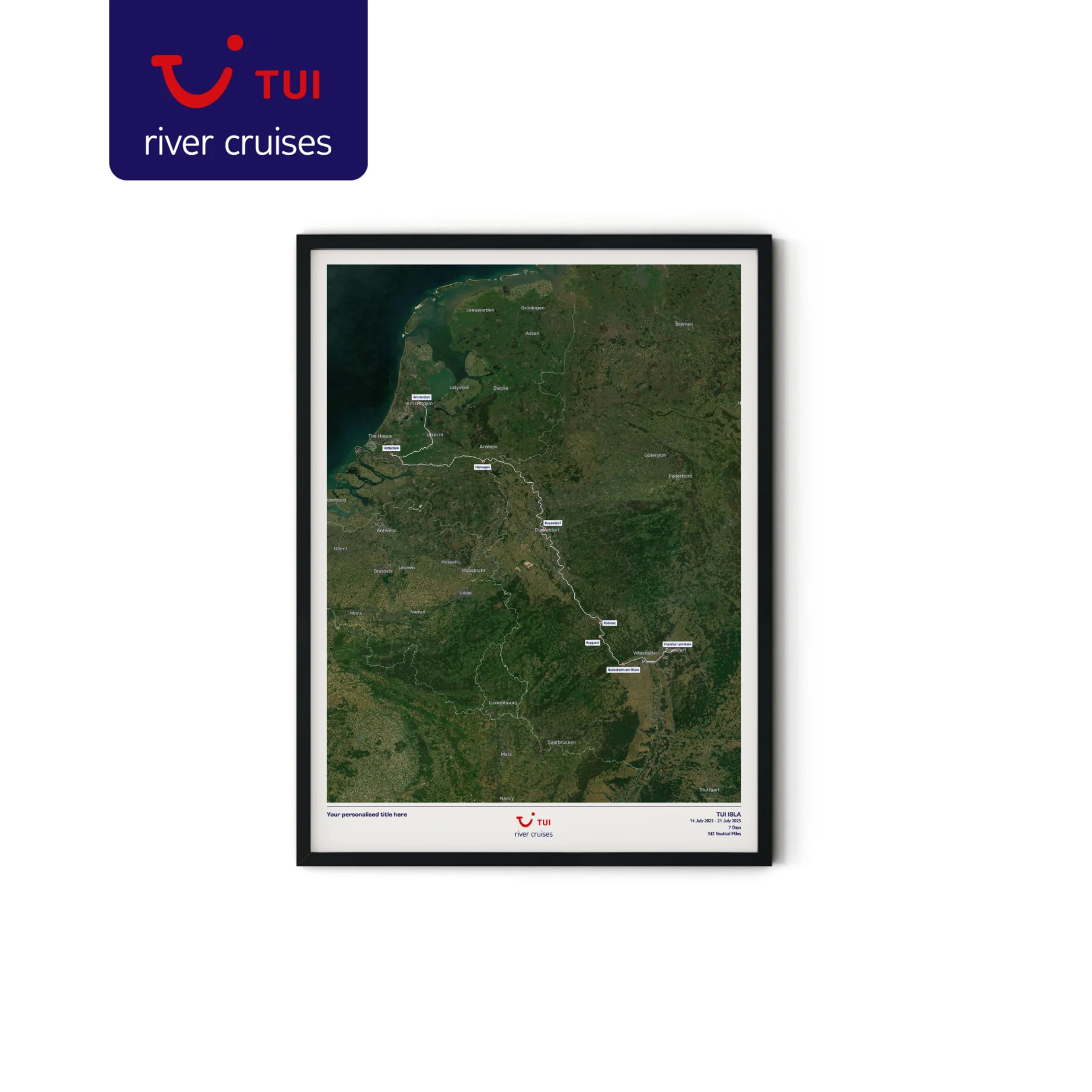 TUI River Cruise Map - Satellite - Image 21