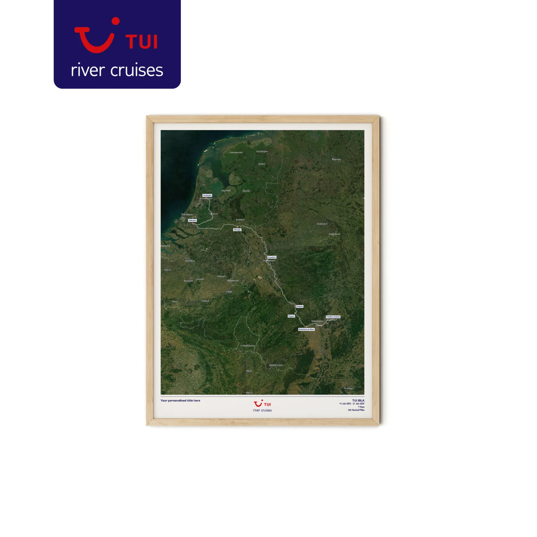 TUI River Cruise Map - Satellite - Image 22