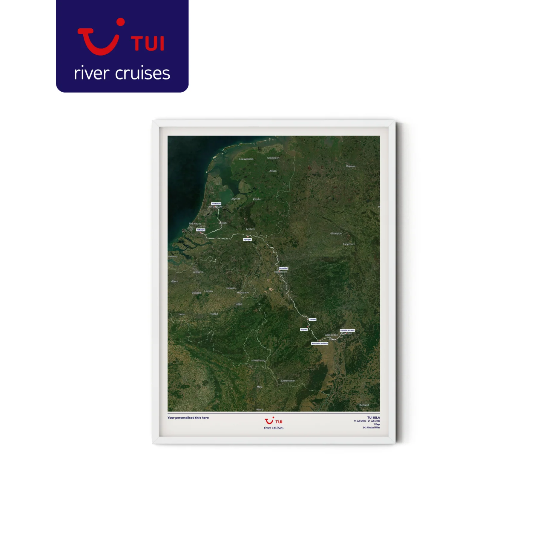 TUI River Cruise Map - Satellite - Image 23