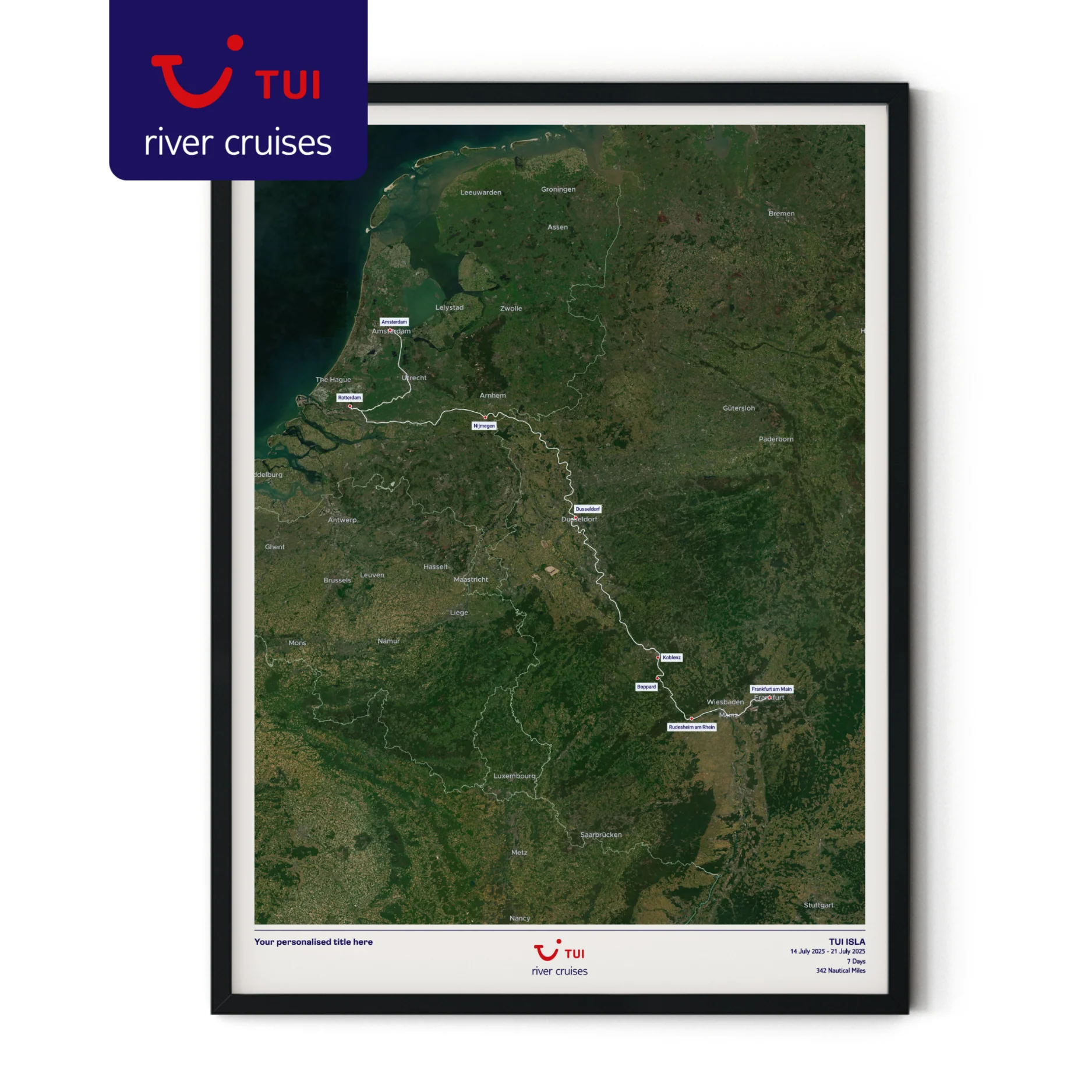 TUI River Cruise Map - Satellite - Image 25