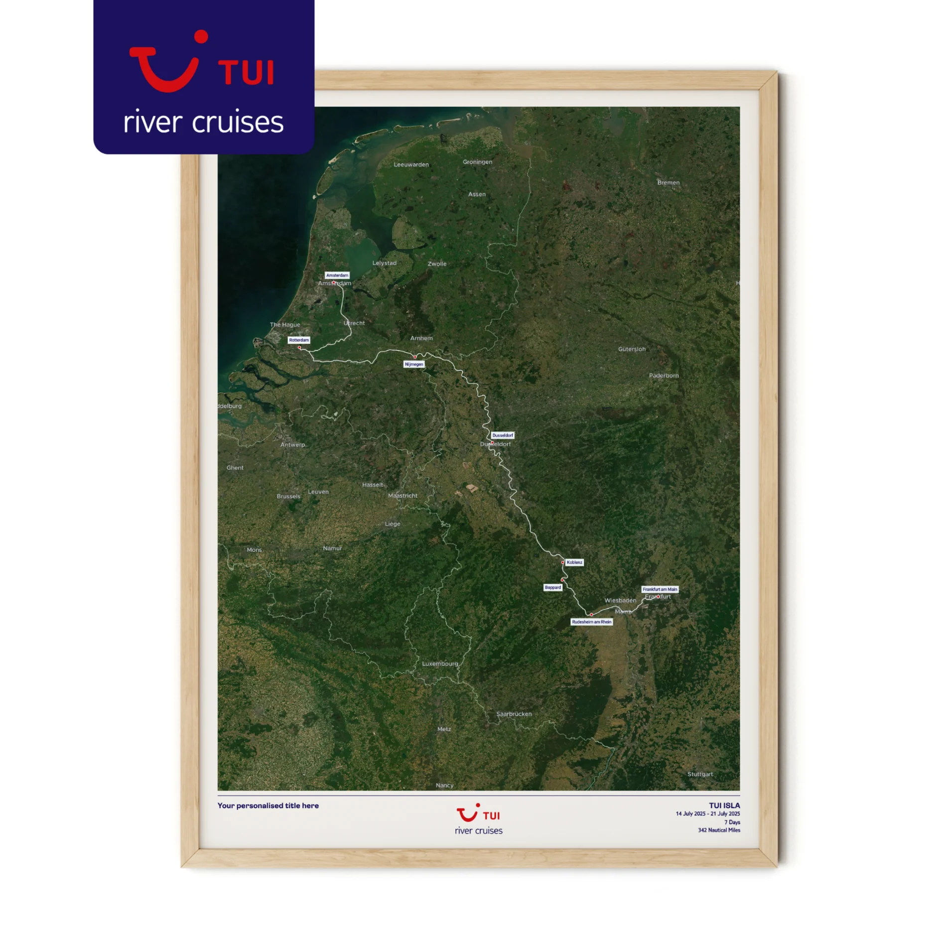 TUI River Cruise Map - Satellite - Image 26