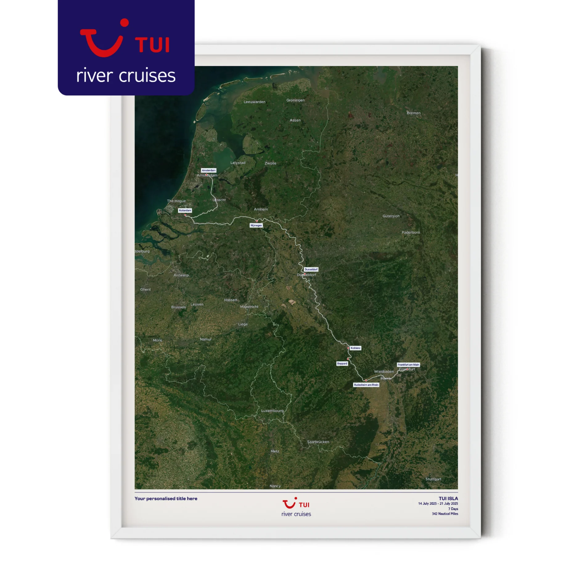 TUI River Cruise Map - Satellite - Image 27