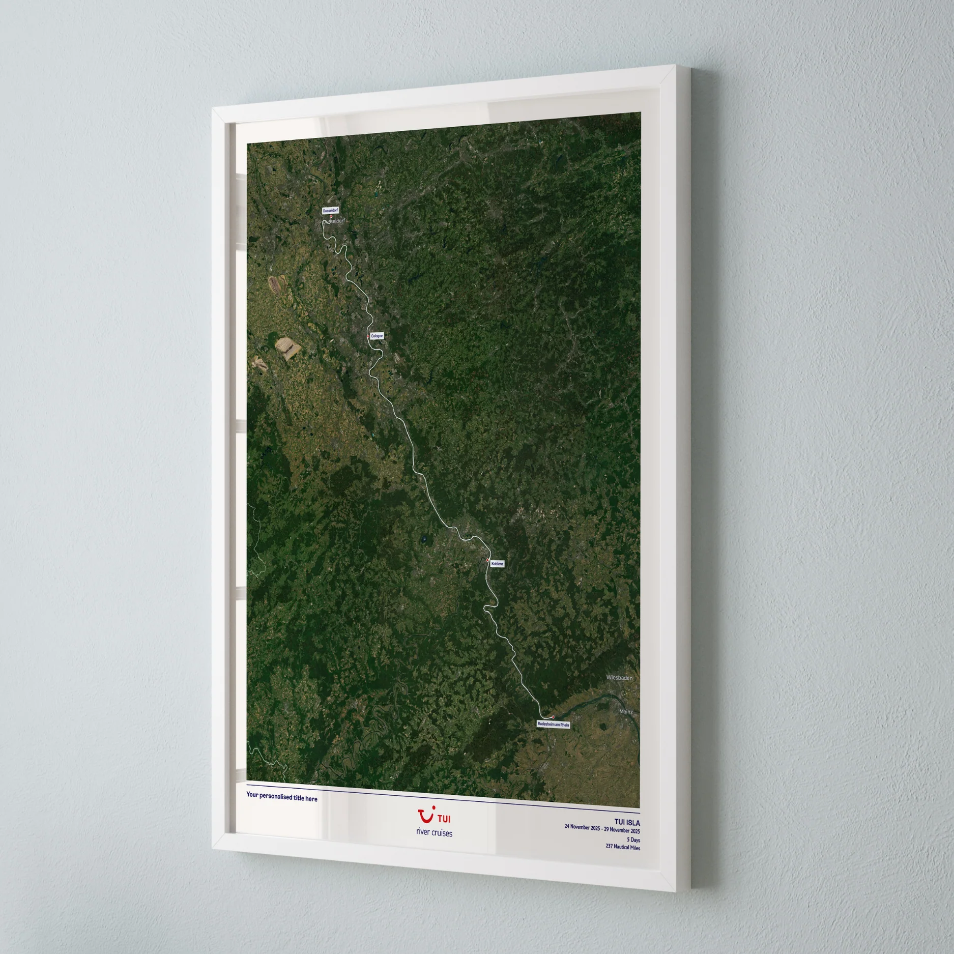 TUI River Cruise Map - Satellite - Image 3