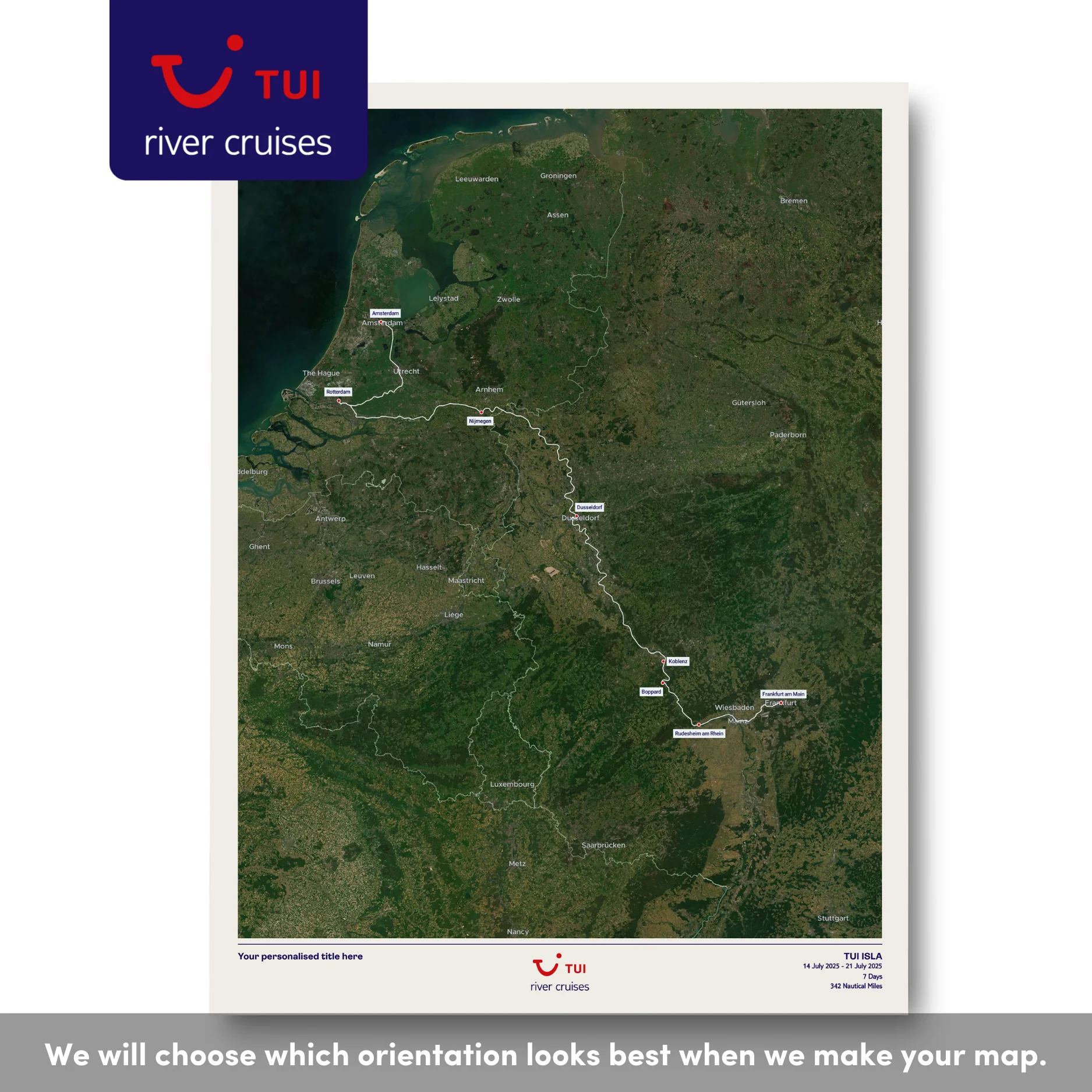 TUI River Cruise Map - Satellite - Image 33