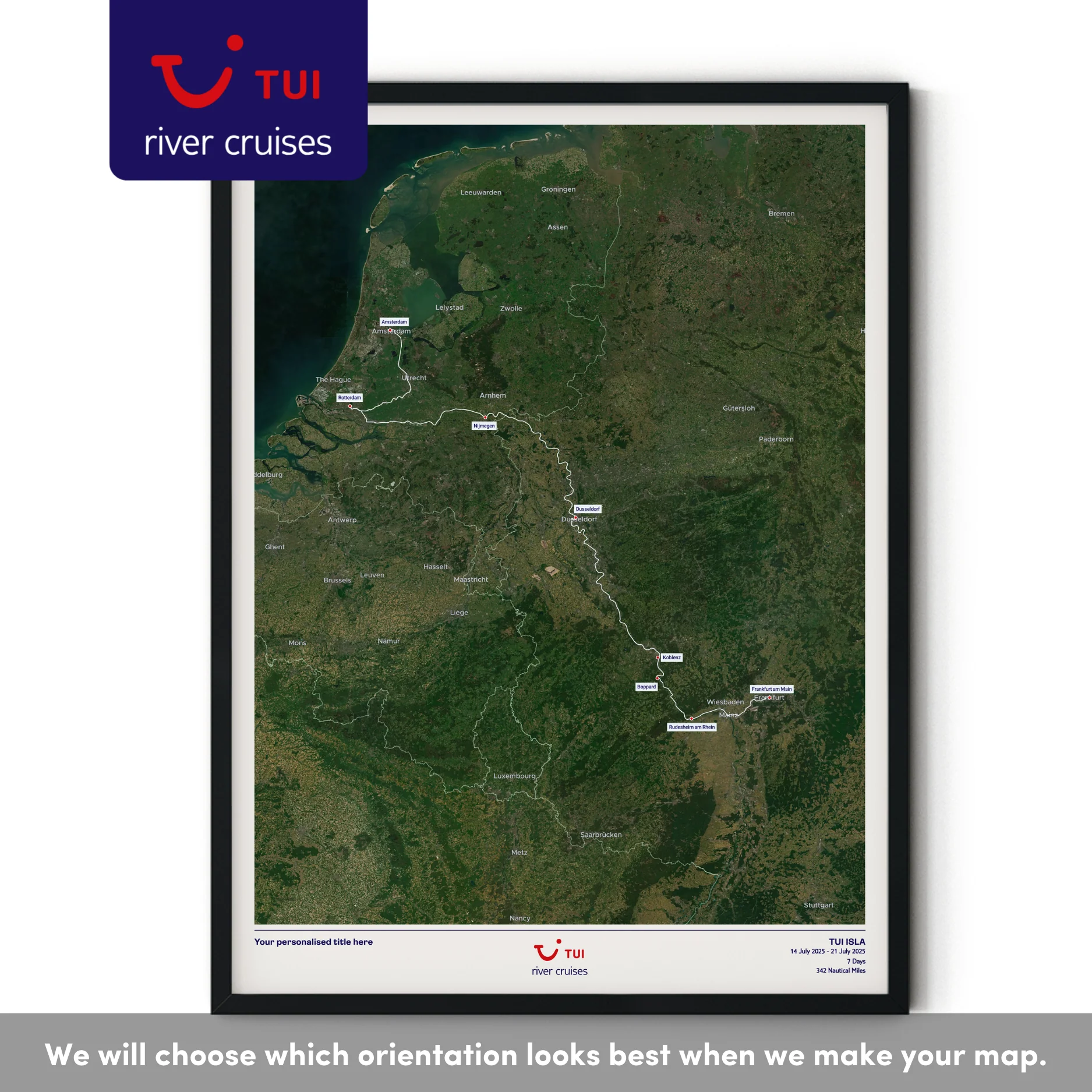 TUI River Cruise Map - Satellite - Image 34