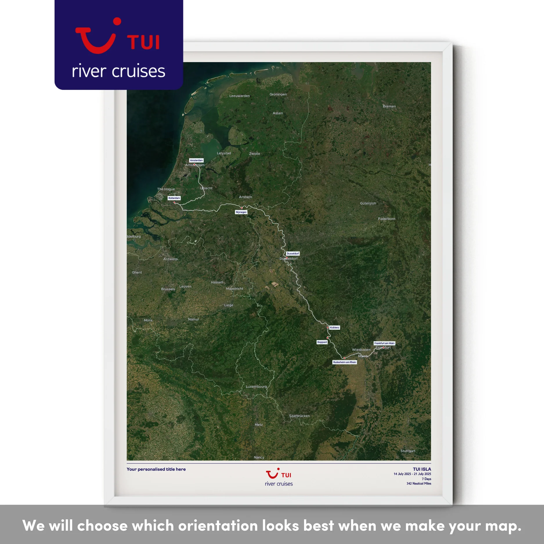 TUI River Cruise Map - Satellite - Image 36