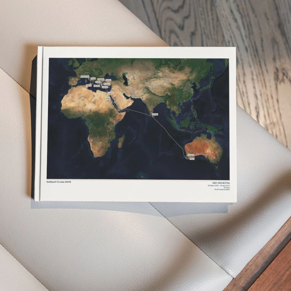 Your Cruise Map - Digital Image Download - Image 3