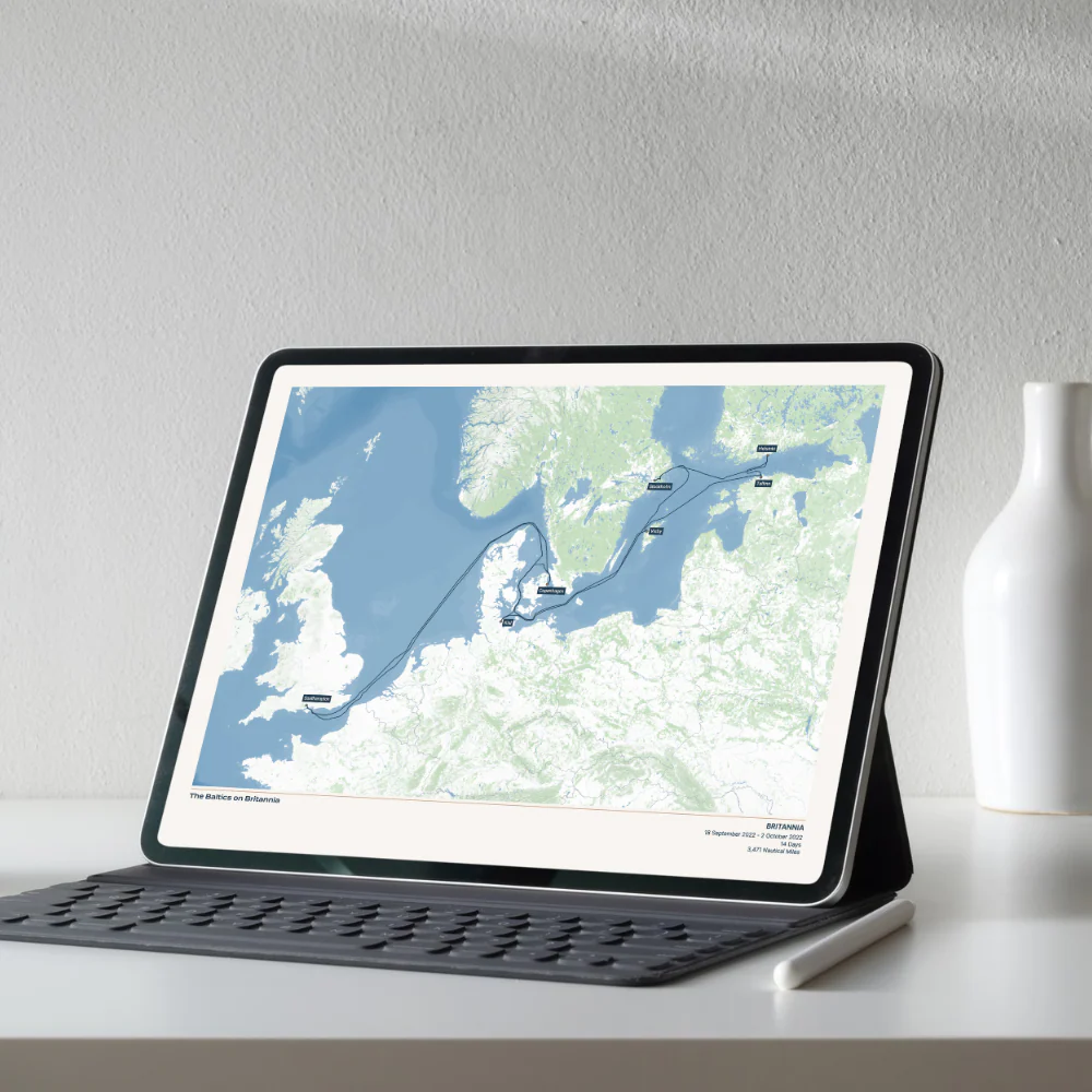 Your Cruise Map - Digital Image Download - Image 6